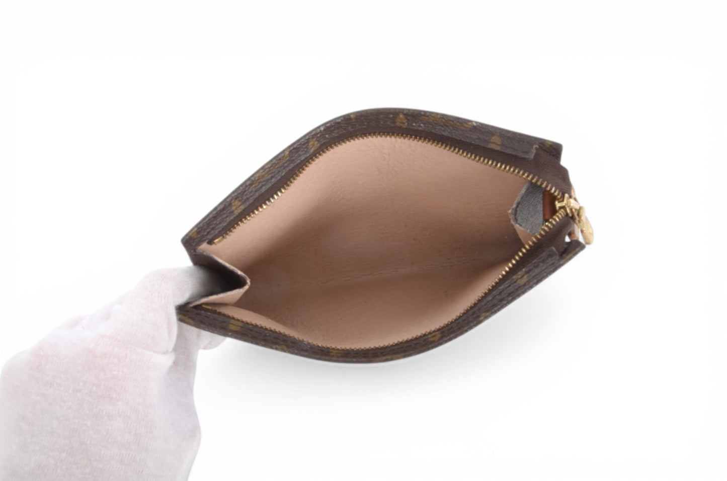 Louis Vuitton Pochette Toilette 17 Pouch Clutch Makeup Toilet Bag Monogram Vintage Crossbody Designer Classic