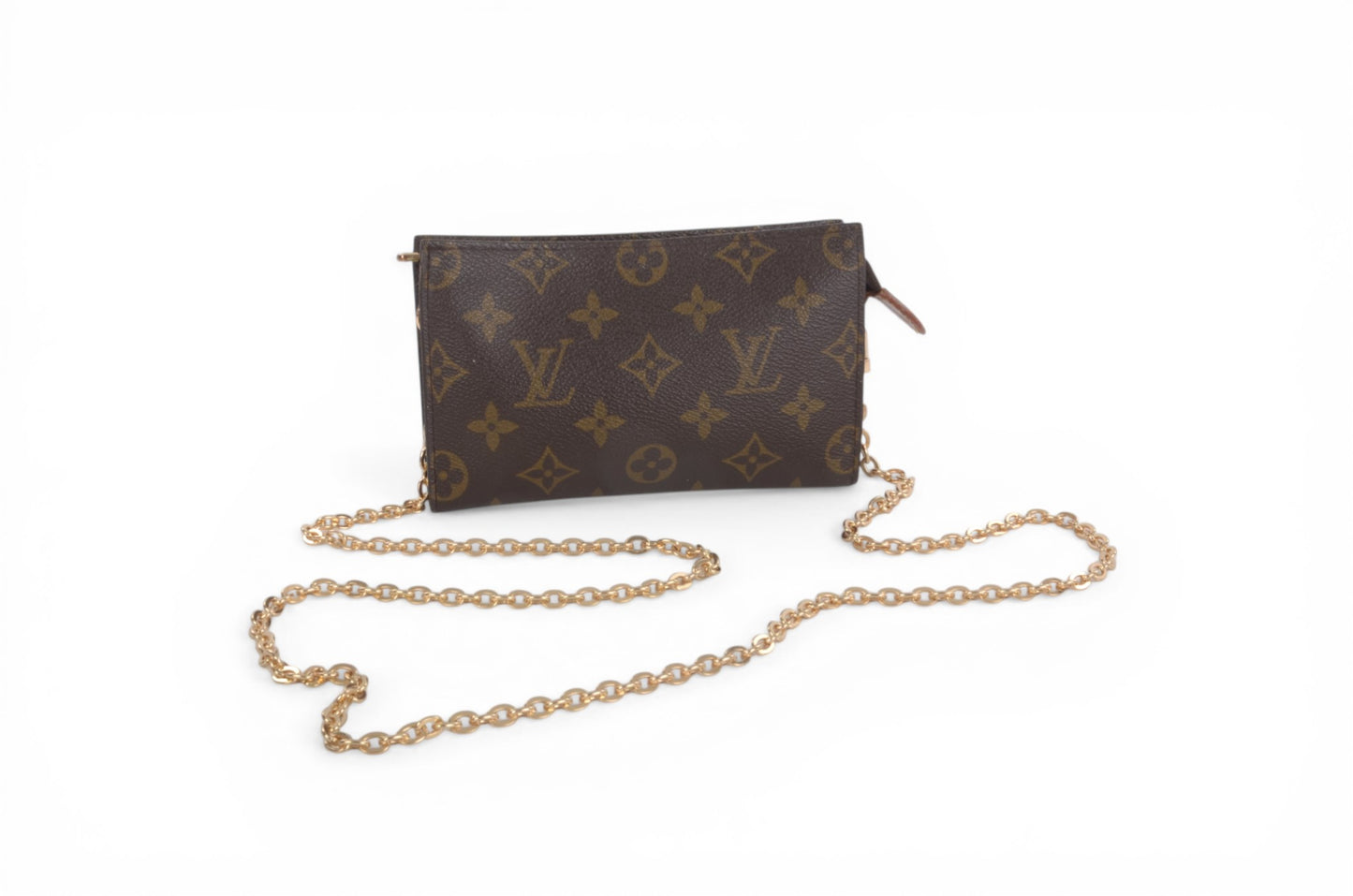 Louis Vuitton Pochette Toilette 17 Pouch Clutch Makeup Toilet Bag Monogram Vintage Crossbody Designer Classic