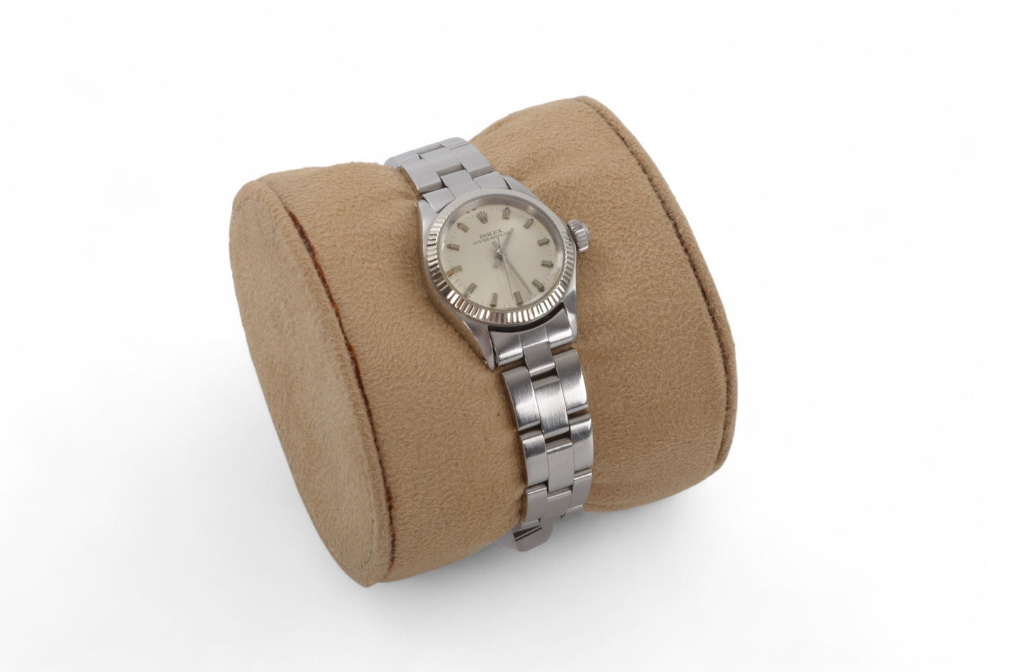 Rolex Oyster Perpetual AT Vintage Watch automatic winding 156951 Silver Dial Ladies Watch Wristwatch