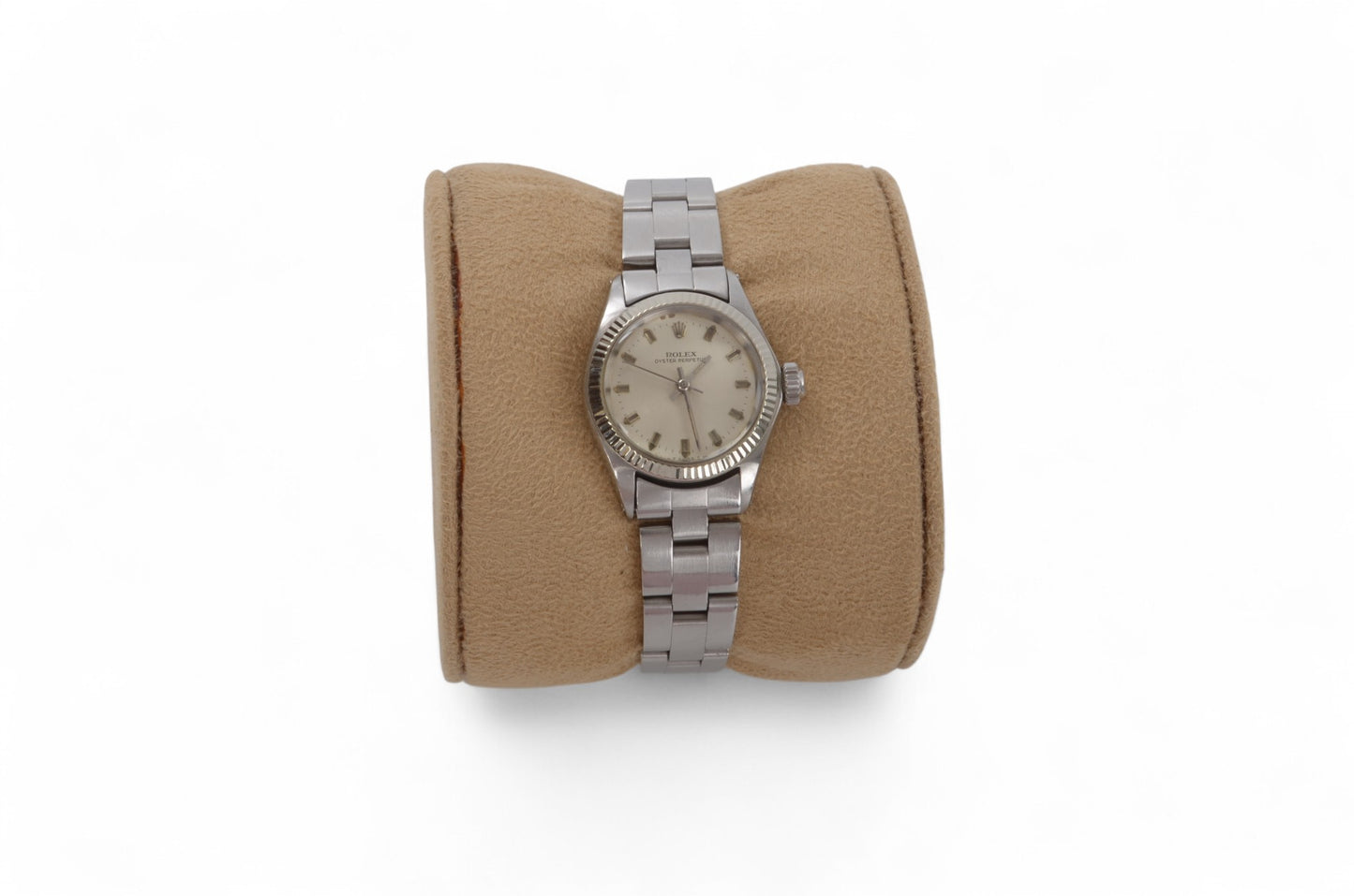 Rolex Oyster Perpetual AT Vintage Watch automatic winding 156951 Silver Dial Ladies Watch Wristwatch
