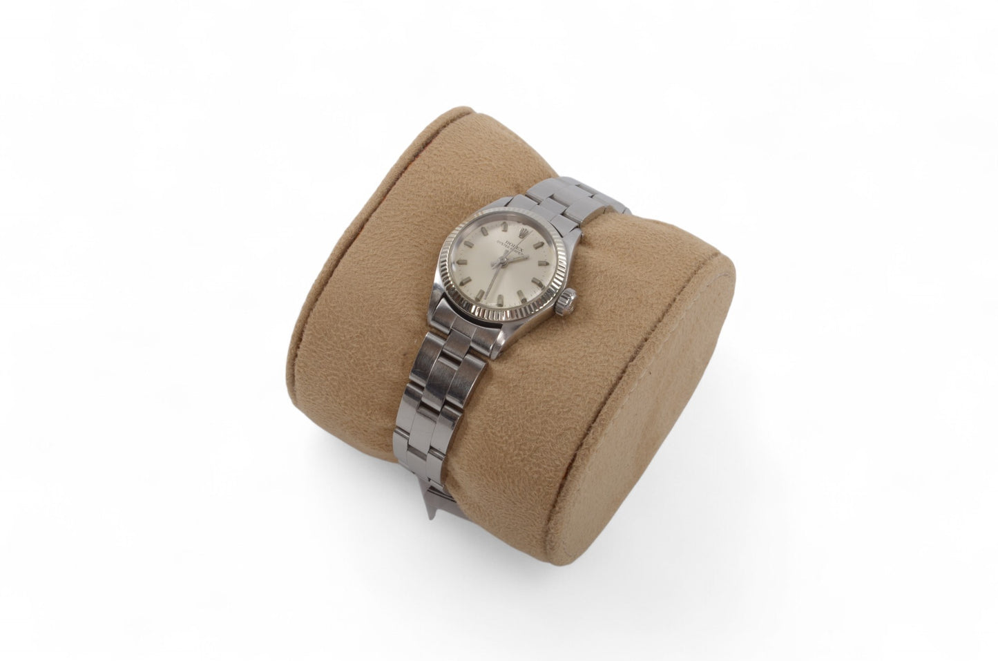 Rolex Oyster Perpetual AT Vintage Watch automatic winding 156951 Silver Dial Ladies Watch Wristwatch