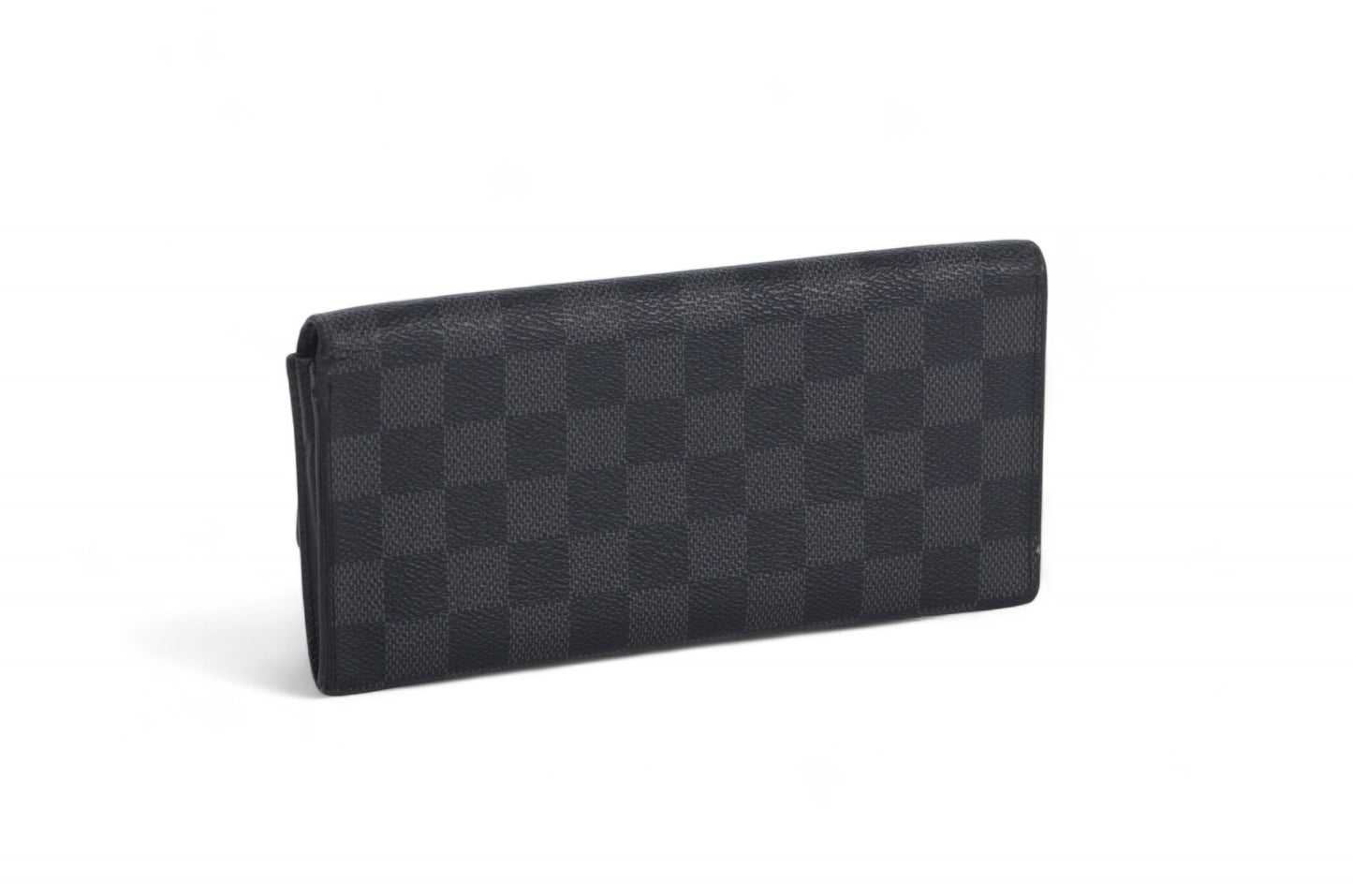 Louis Vuitton Damier Graphite Canvas Leather Wallet Cardholder Designer Classic