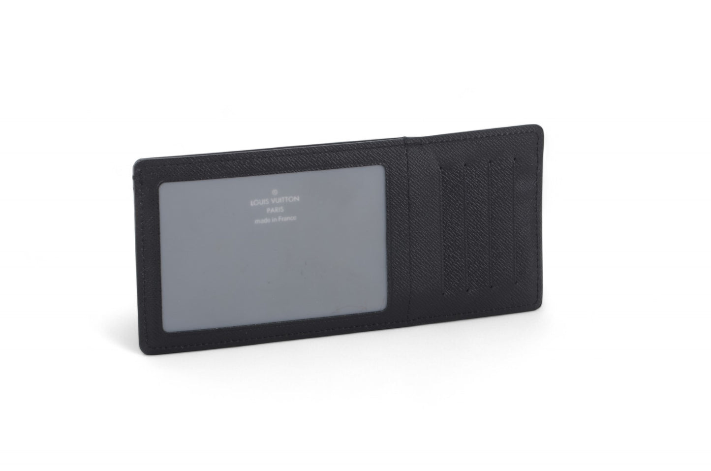 Louis Vuitton Damier Graphite Canvas Leather Wallet Cardholder Organizer Designer Classic