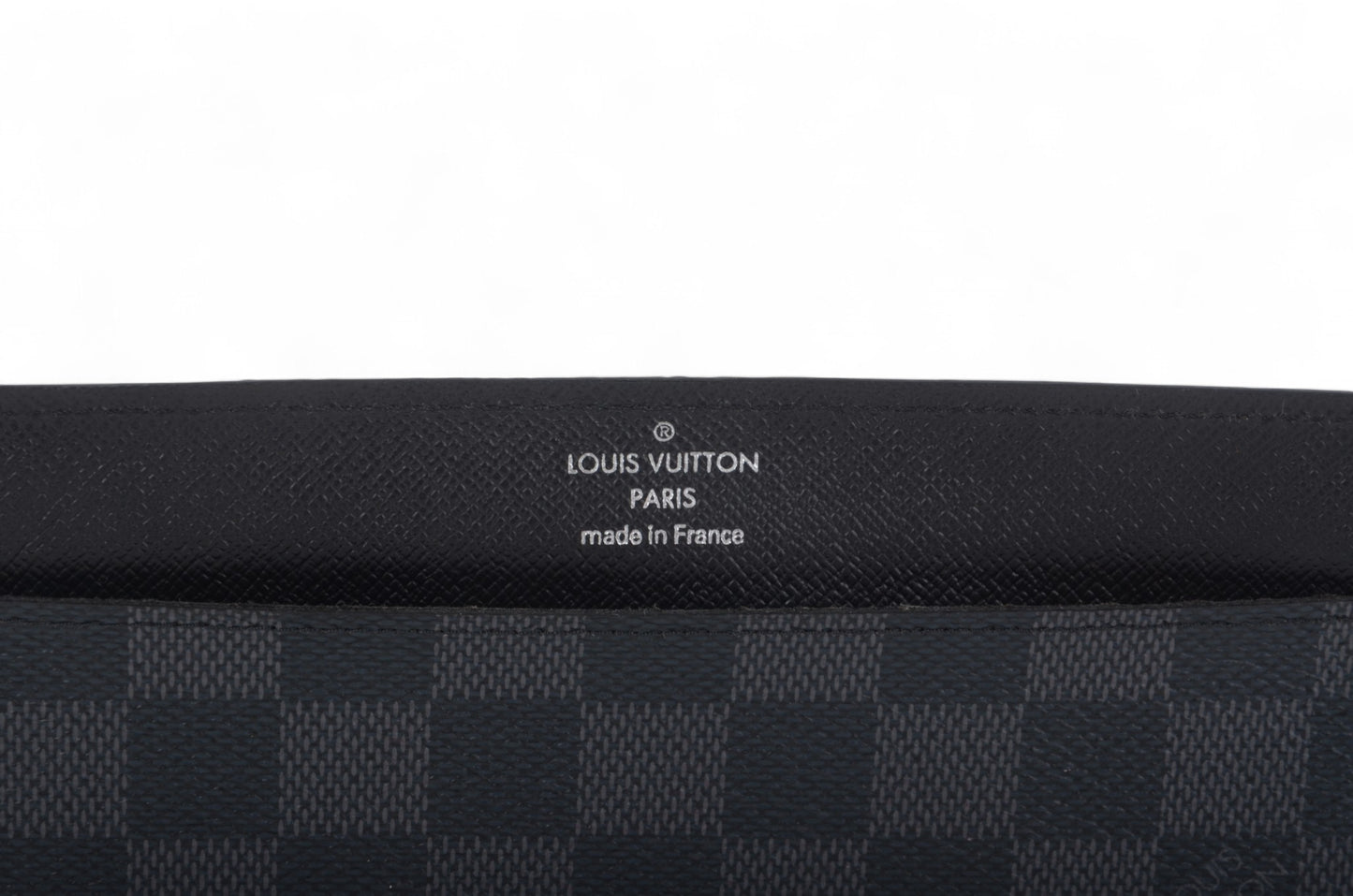 Louis Vuitton Damier Graphite Canvas Leather Wallet Cardholder Organizer Designer Classic