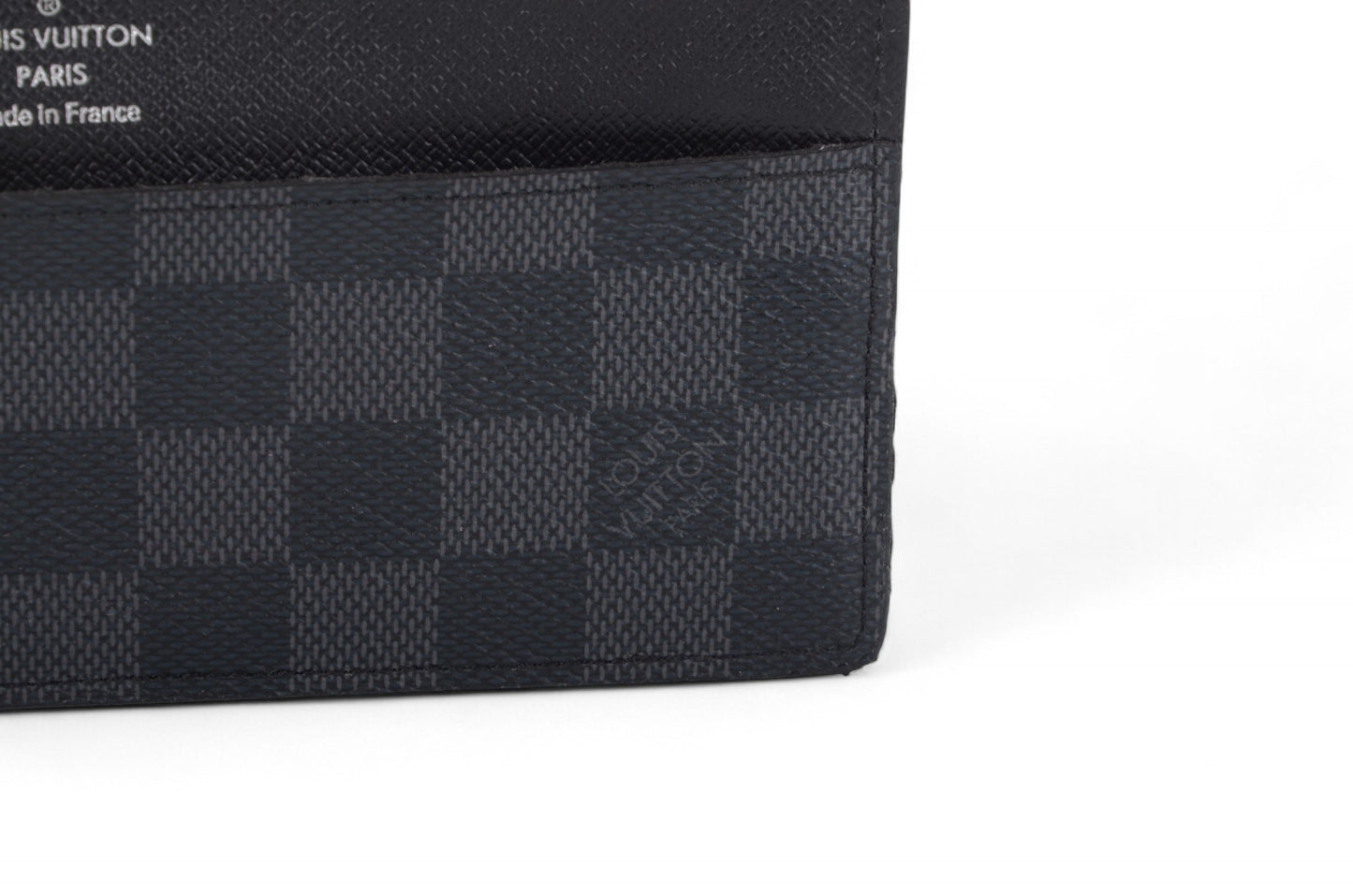 Louis Vuitton Damier Graphite Canvas Leather Wallet Cardholder Organizer Designer Classic