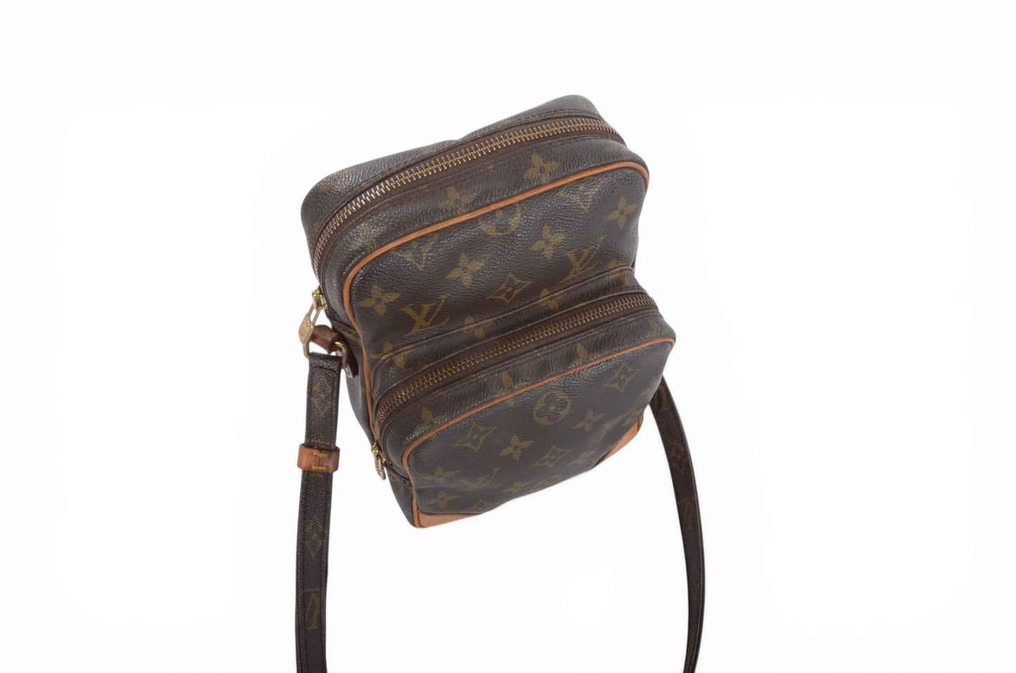 Louis Vuitton Amazon Vintage Crossbody Shoulder Bag Monogram Designer Classic