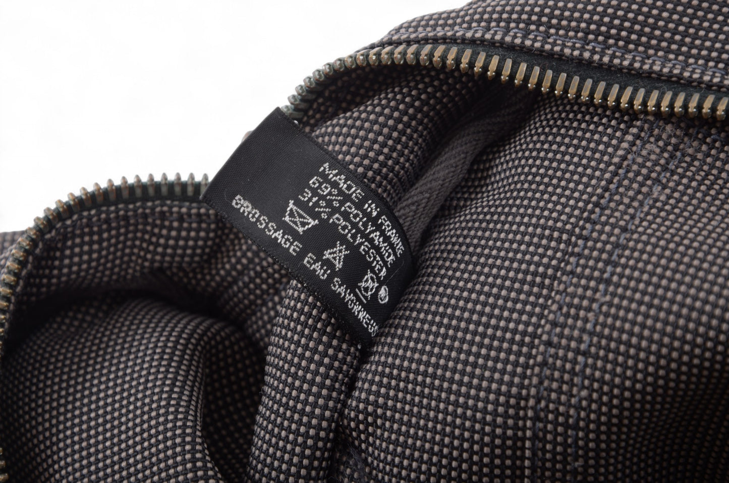 Hermès Herline MM Canvas Tote Bag Handbag Gray Unisex