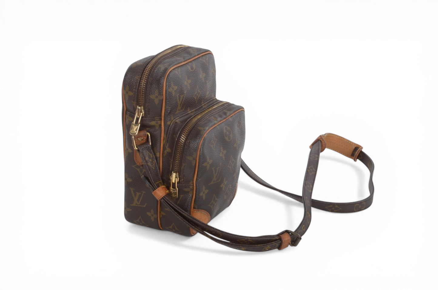 Louis Vuitton Amazon Vintage Crossbody Shoulder Bag Monogram Designer Classic