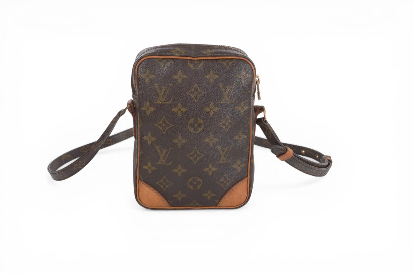 Louis Vuitton Amazon Vintage Crossbody Shoulder Bag Monogram Designer Classic