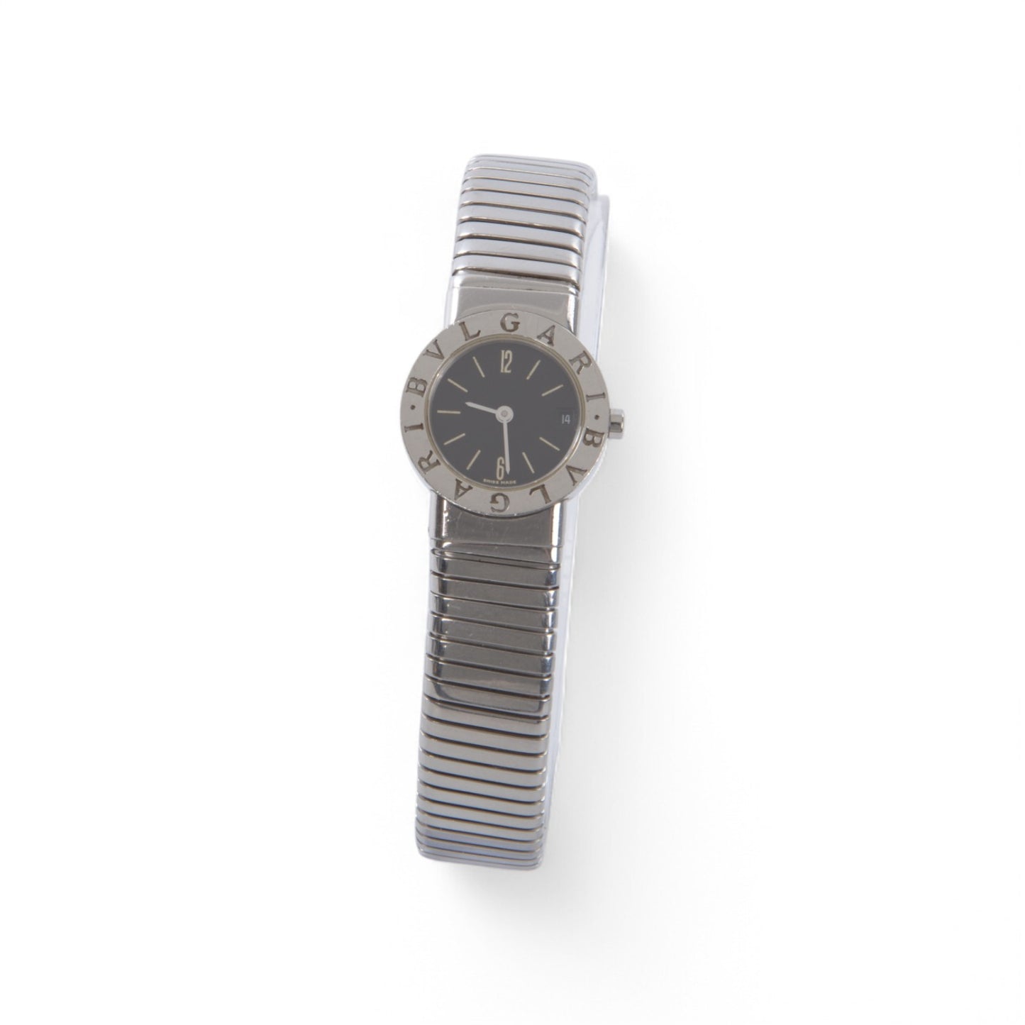 Bvlgari Bulgari BB 23 2TS Steel Watch Tubogas Women Wristwatch Ladies