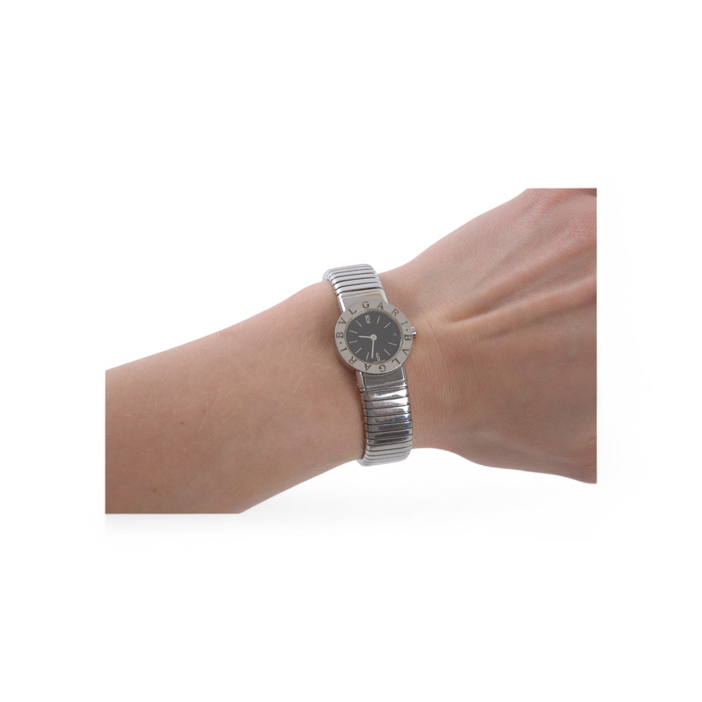 Bvlgari Bulgari BB 23 2TS Steel Watch Tubogas Women Wristwatch Ladies