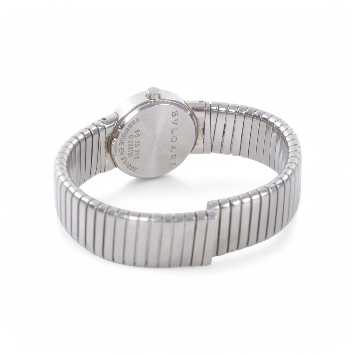 Bvlgari Bulgari BB 23 2TS Steel Watch Tubogas Women Wristwatch Ladies