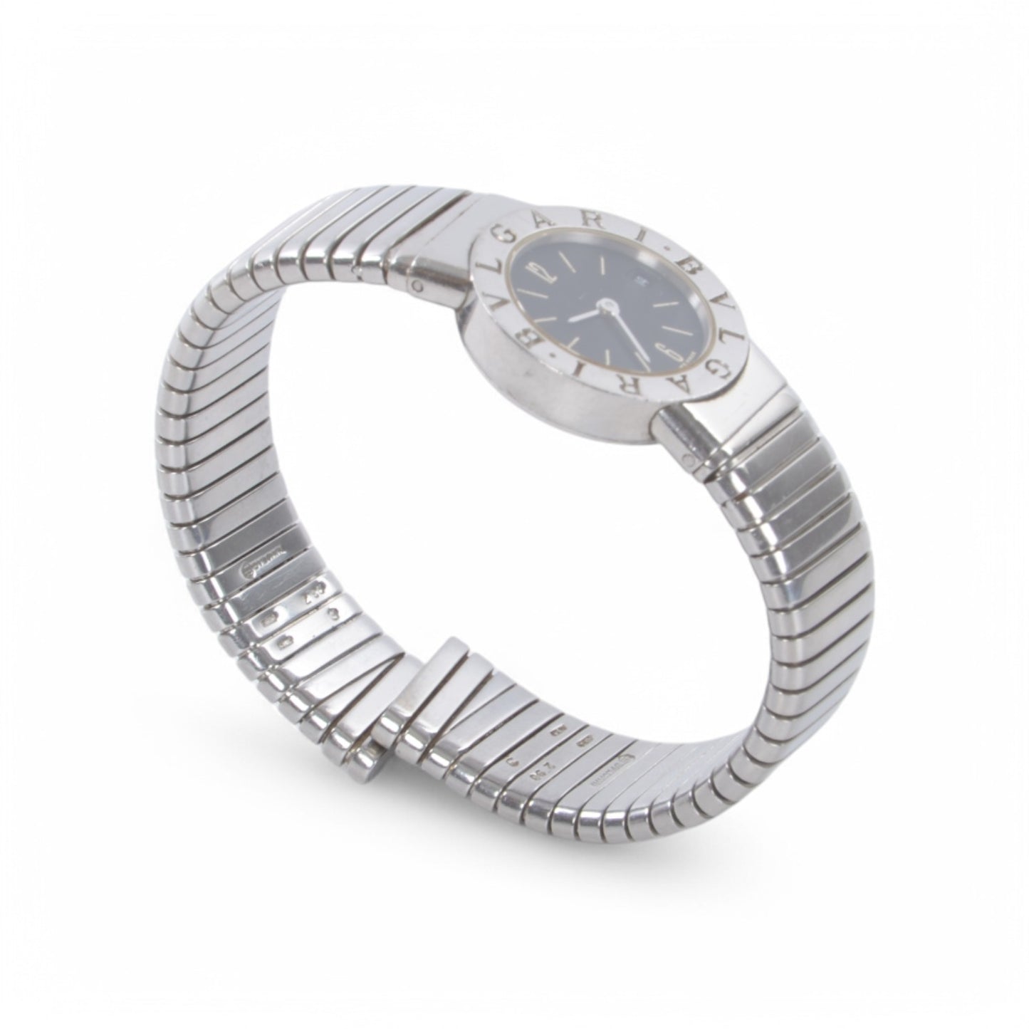 Bvlgari Bulgari BB 23 2TS Steel Watch Tubogas Women Wristwatch Ladies