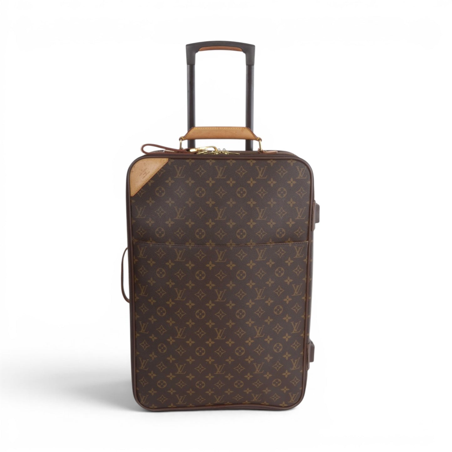 Louis Vuitton Pegase 55 Suitcase Travel Trolley Monogram Canvas Cabin Bag Weekend Designer Classic