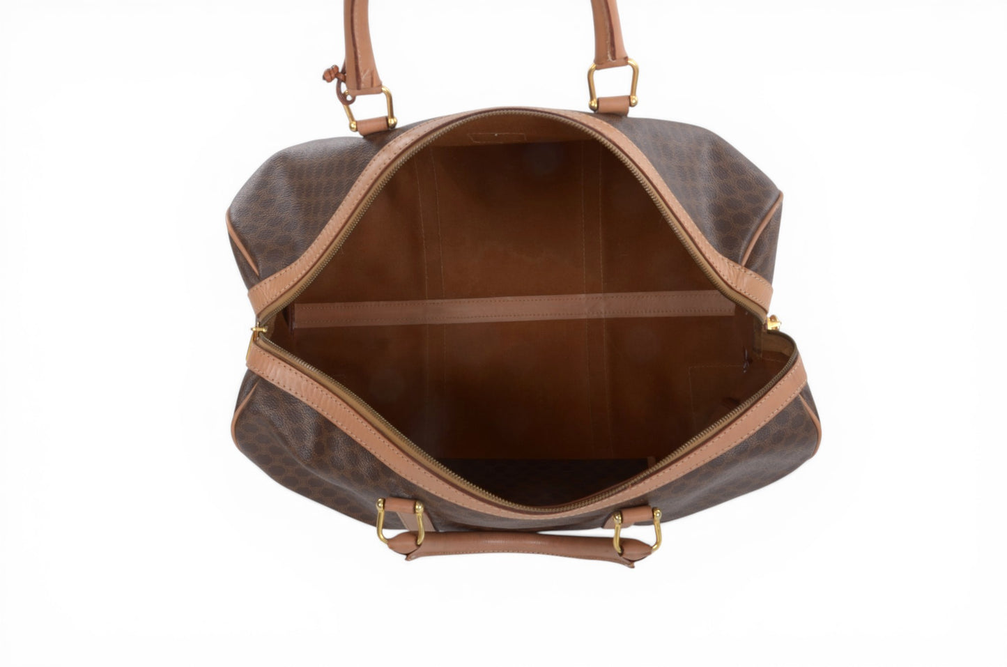 Celine Macadam Weekend Bag Boston Bag Triomphe Monogram Vintage Designer Classic