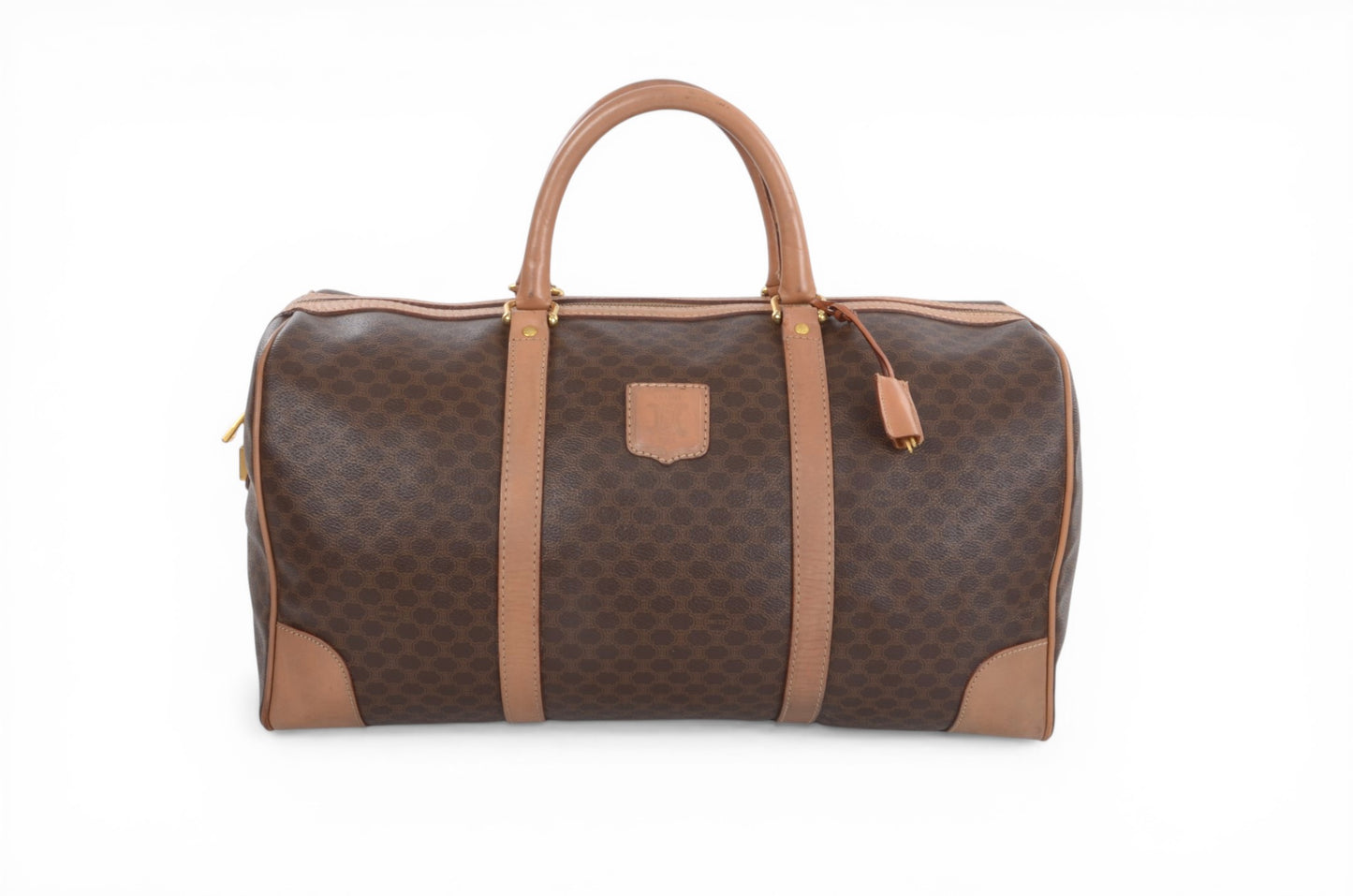 Celine Macadam Weekend Bag Boston Bag Triomphe Monogram Vintage Designer Classic