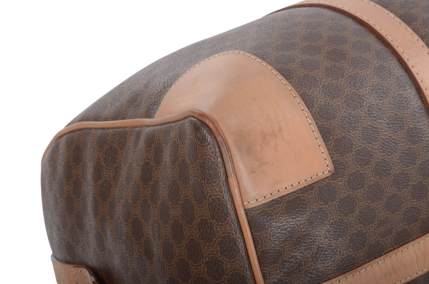 Celine Macadam Weekend Bag Boston Bag Triomphe Monogram Vintage Designer Classic