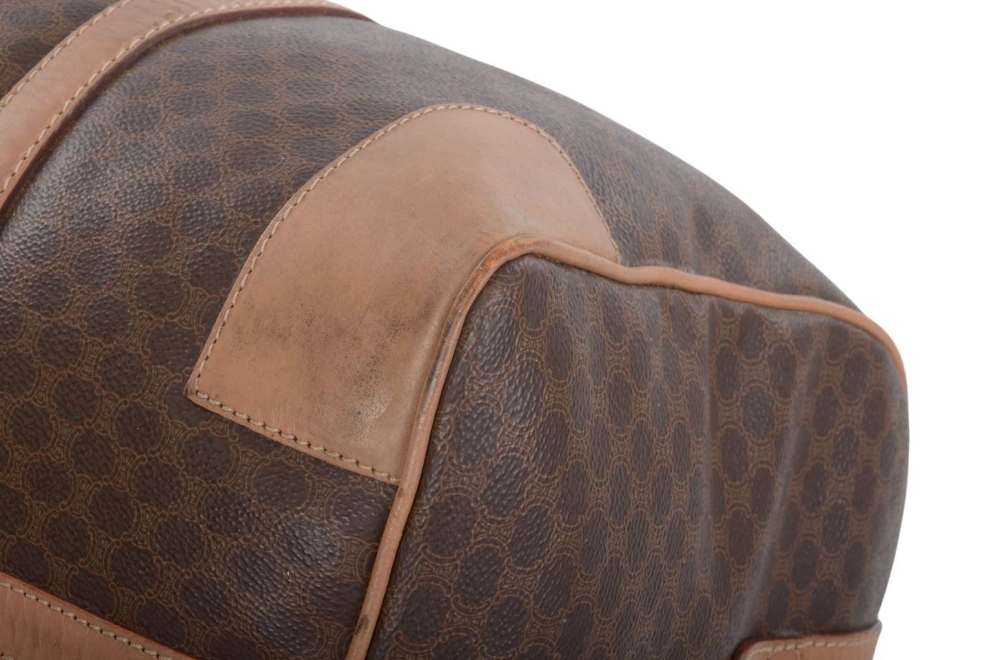 Celine Macadam Weekend Bag Boston Bag Triomphe Monogram Vintage Designer Classic