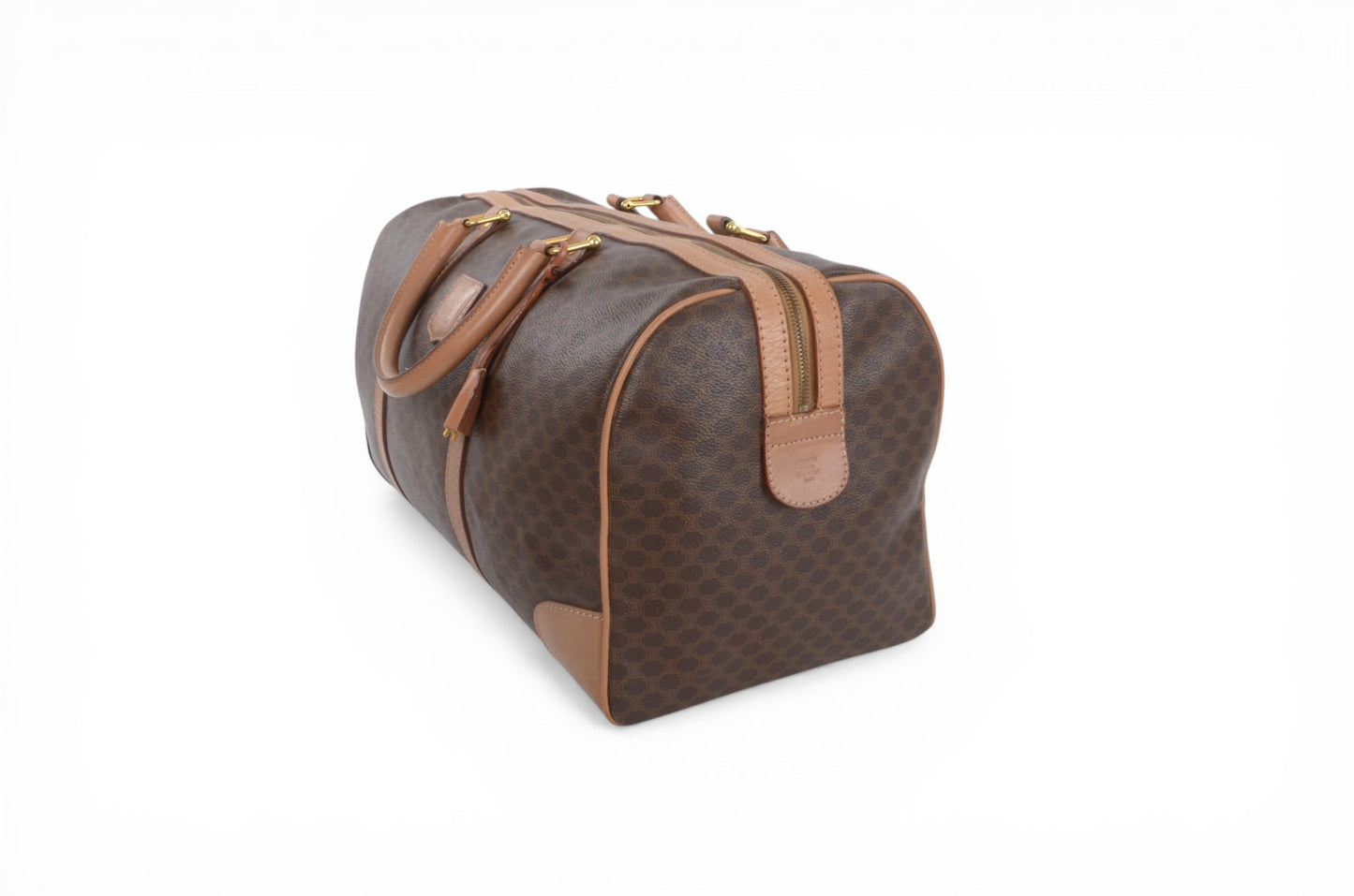 Celine Macadam Weekend Bag Boston Bag Triomphe Monogram Vintage Designer Classic