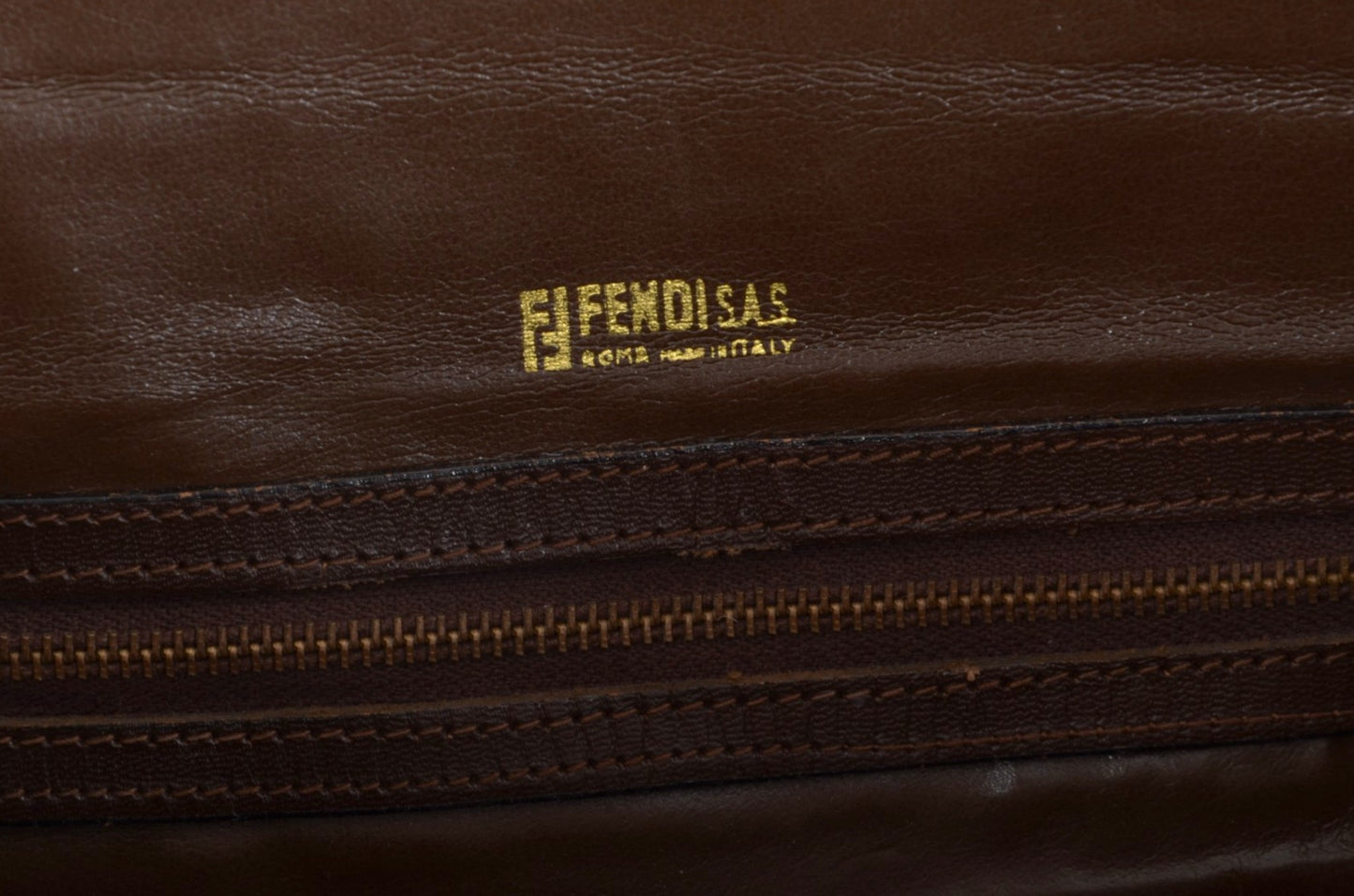 Fendi Zucca Boston Bag Vintage Weekendbag Travel Canvas Leather Designer Classic