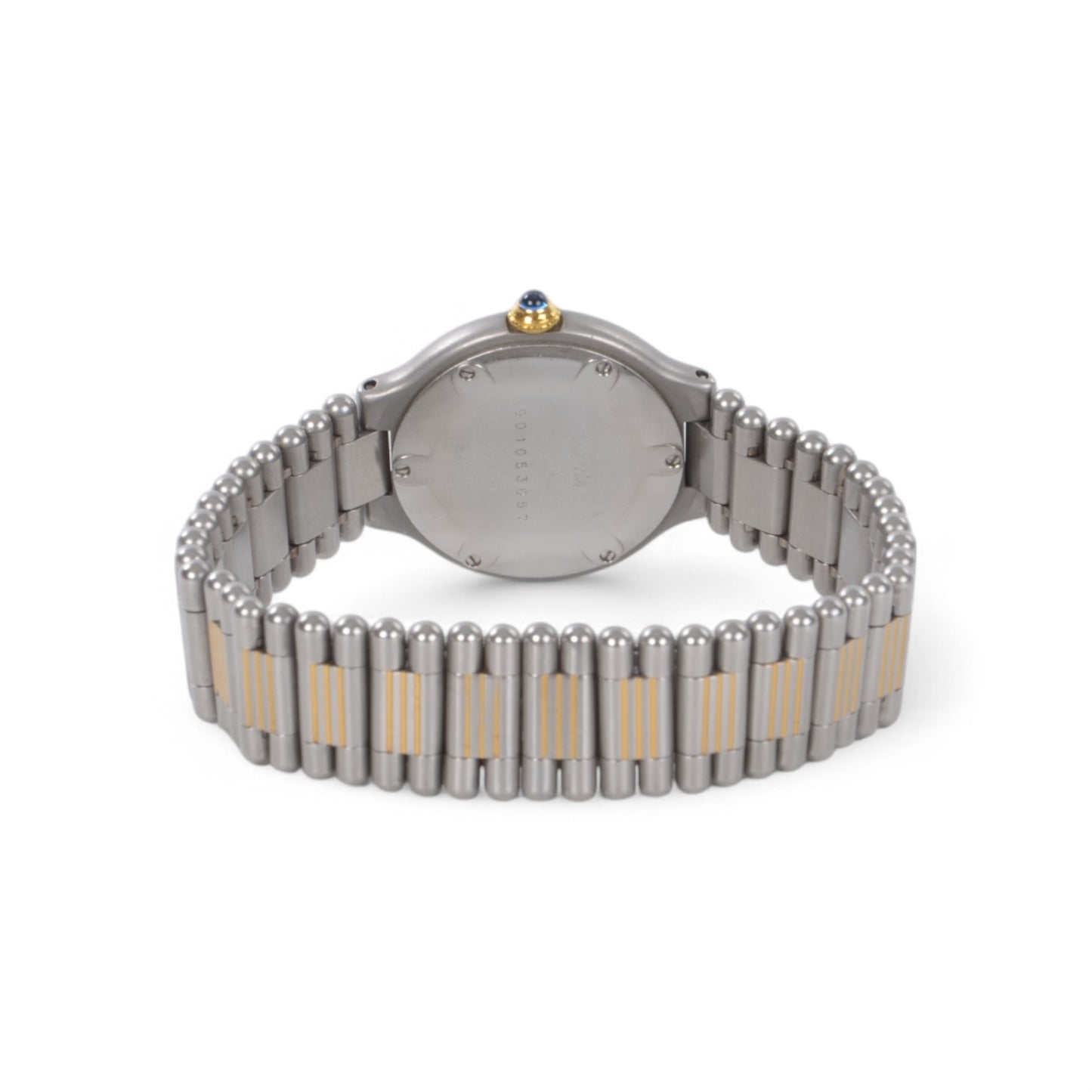*Not working* Cartier Must 21 SM QZ Two-tone Ivory Dial Ladies Watch Wristwatch Women