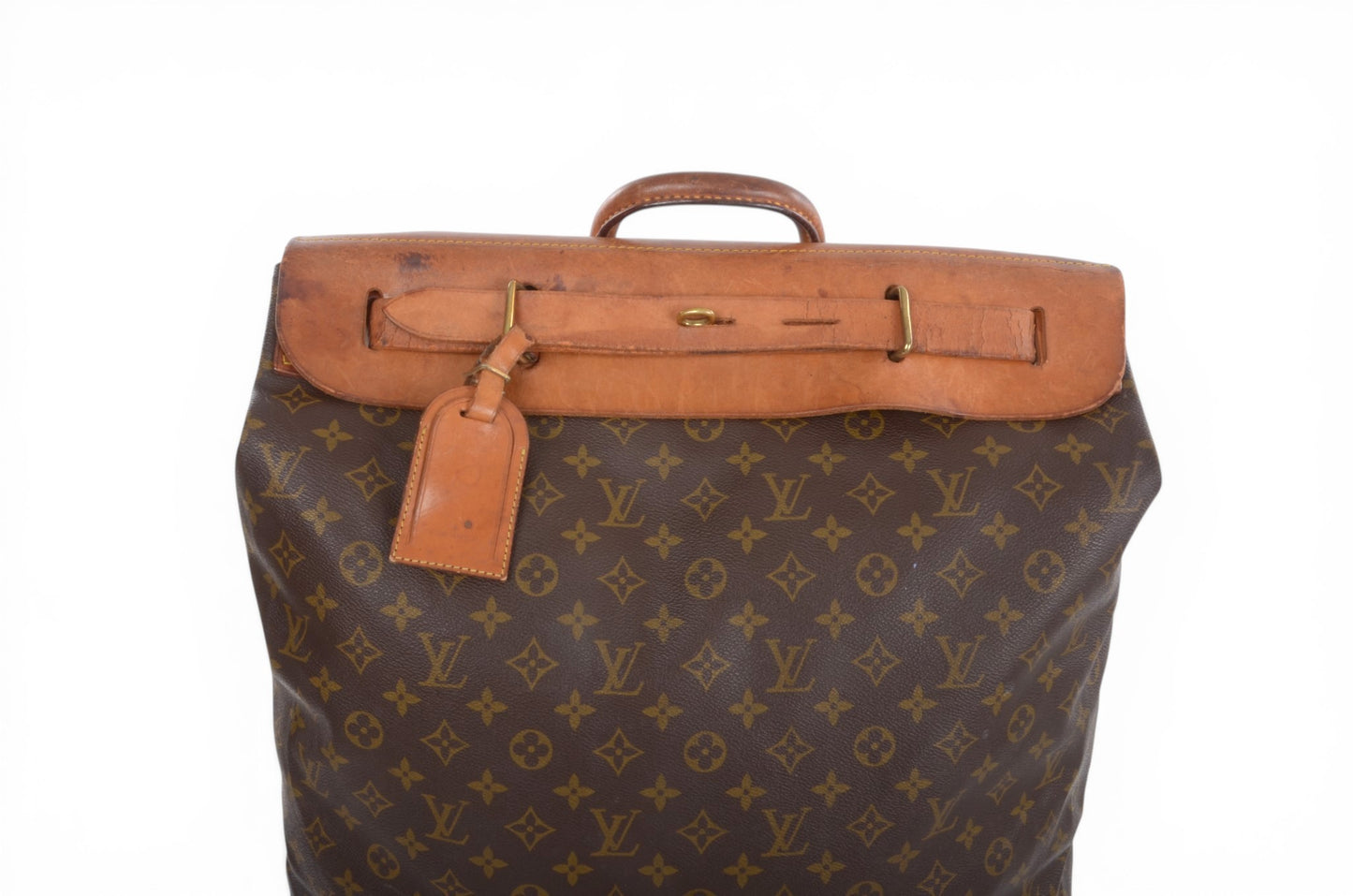 Louis Vuitton Steamer 50 Monogram Vintage Soft Travel Bag Weekendbag Canvas Designer Classic
