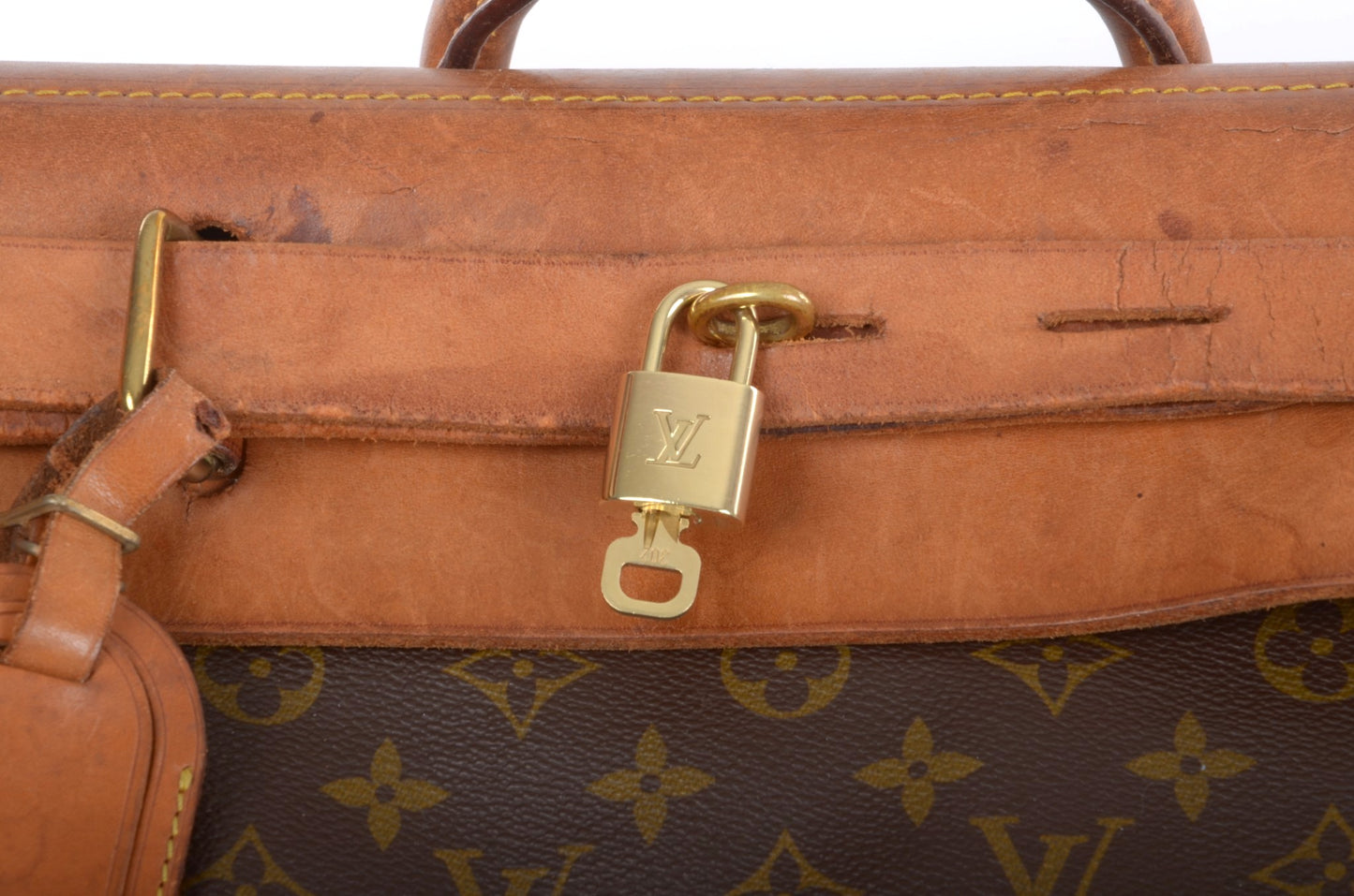 Louis Vuitton Steamer 50 Monogram Vintage Soft Travel Bag Weekendbag Canvas Designer Classic