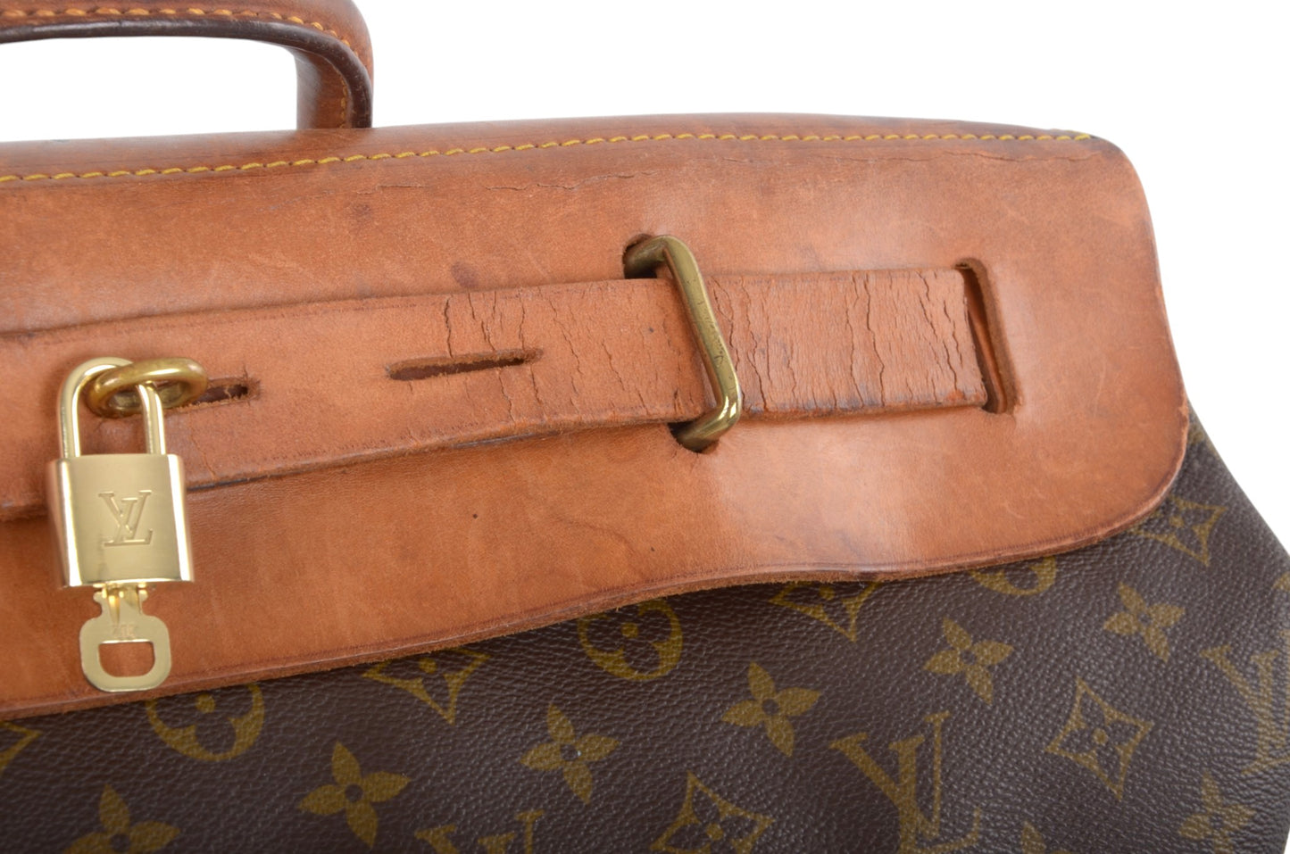 Louis Vuitton Steamer 50 Monogram Vintage Soft Travel Bag Weekendbag Canvas Designer Classic