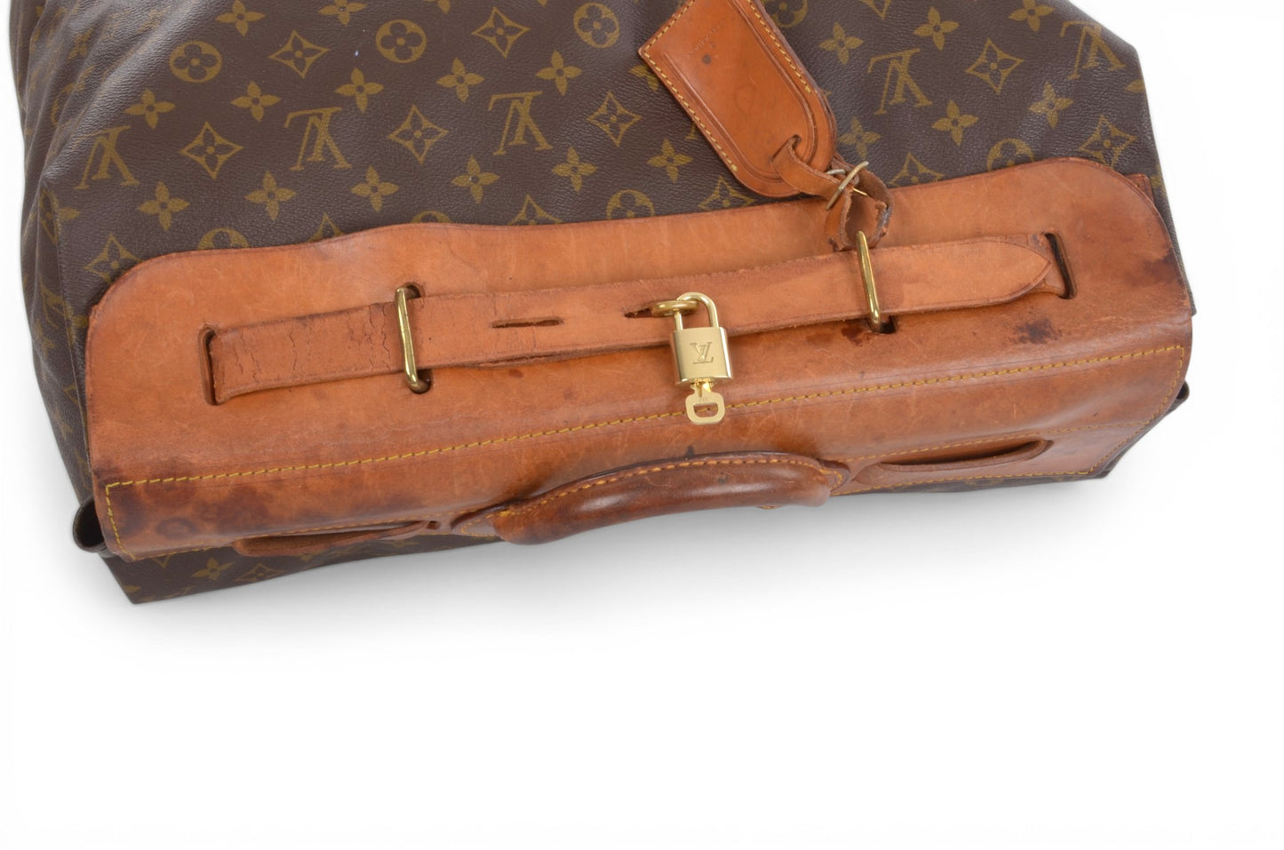 Louis Vuitton Steamer 50 Monogram Vintage Soft Travel Bag Weekendbag Canvas Designer Classic