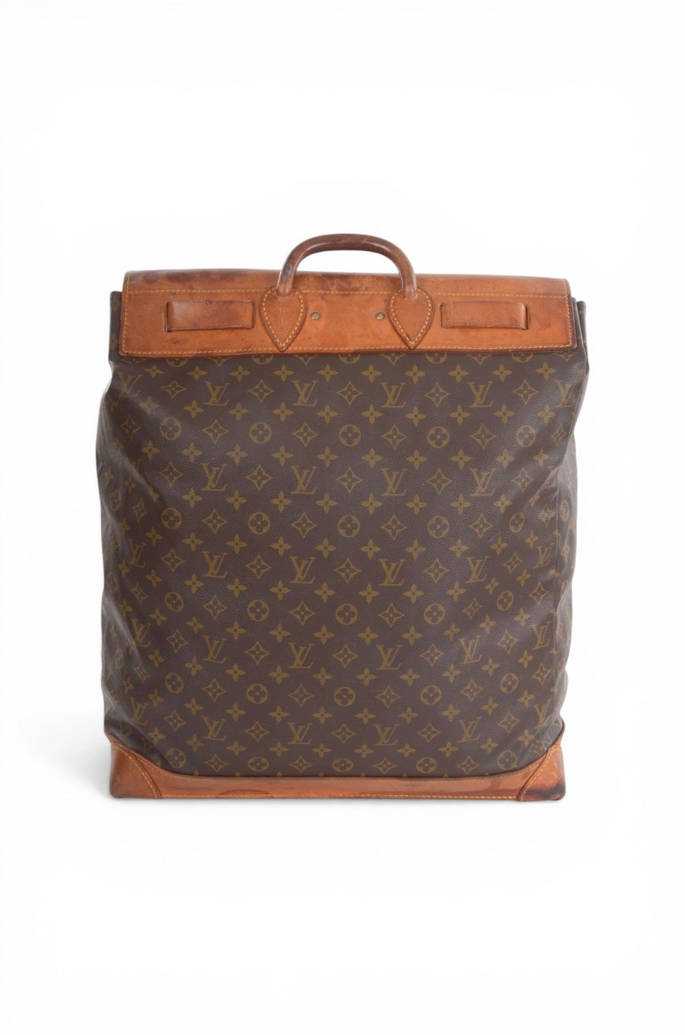 Louis Vuitton Steamer 50 Monogram Vintage Soft Travel Bag Weekendbag Canvas Designer Classic