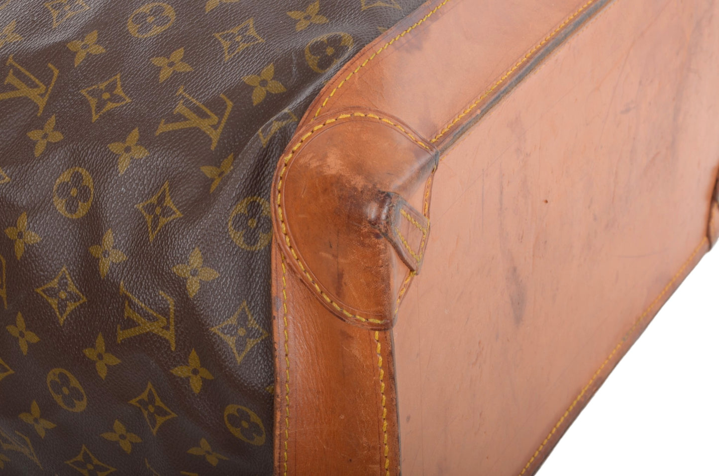 Louis Vuitton Steamer 50 Monogram Vintage Soft Travel Bag Weekendbag Canvas Designer Classic