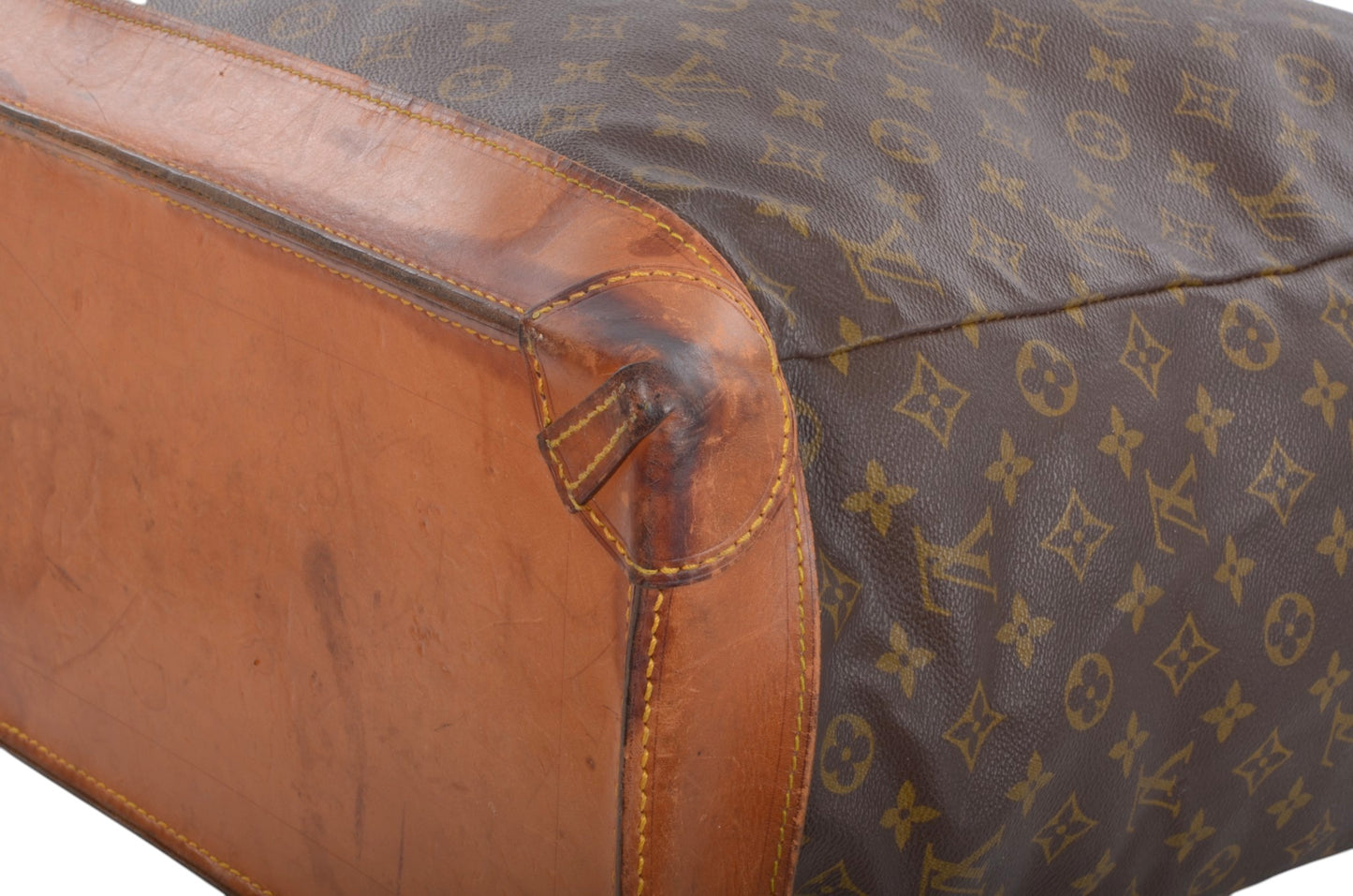 Louis Vuitton Steamer 50 Monogram Vintage Soft Travel Bag Weekendbag Canvas Designer Classic