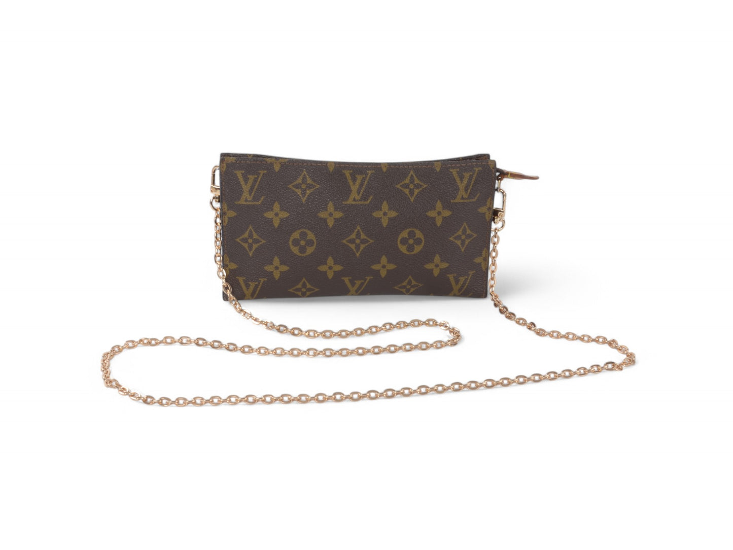 Louis Vuitton Pochette Toilette 19 Pouch Clutch Makeup Toilet Bag Monogram Vintage Crossbody