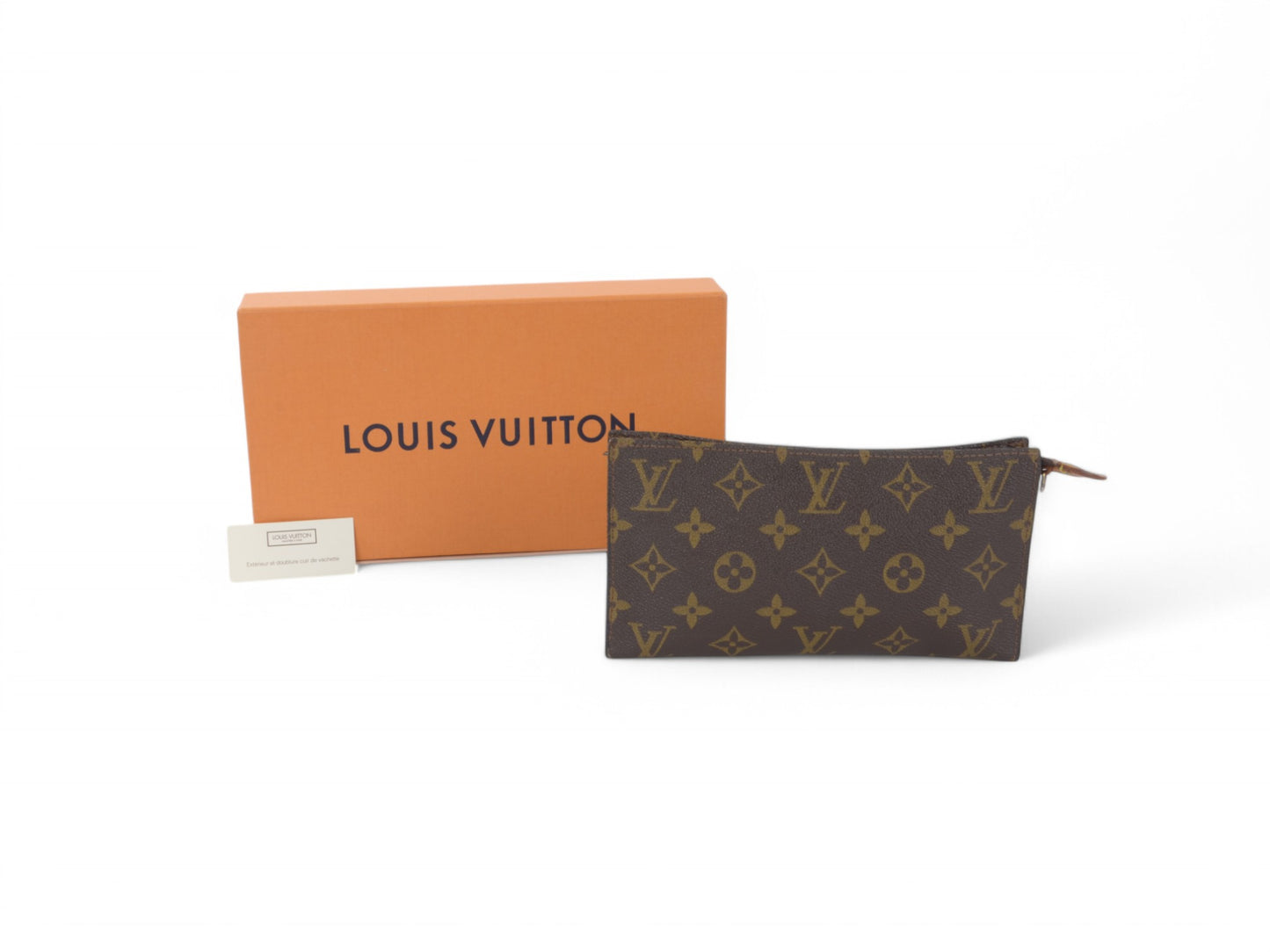 Louis Vuitton Pochette Toilette 19 Pouch Clutch Makeup Toilet Bag Monogram Vintage Crossbody