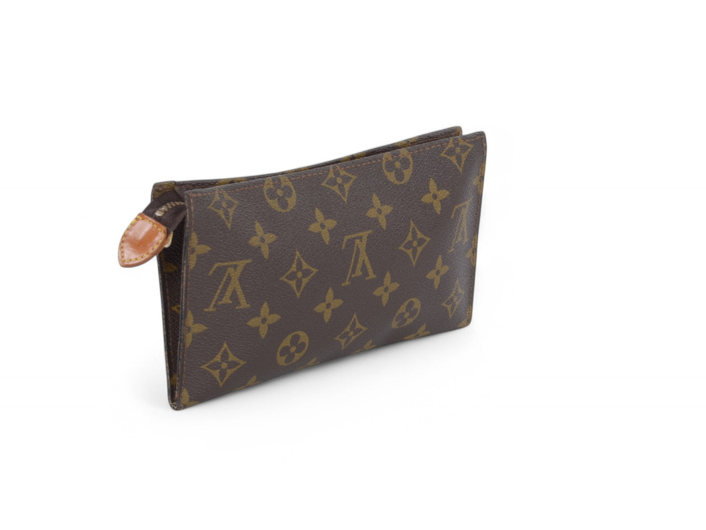 Louis Vuitton Pochette Toilette 19 Pouch Clutch Makeup Toilet Bag Monogram Vintage Crossbody