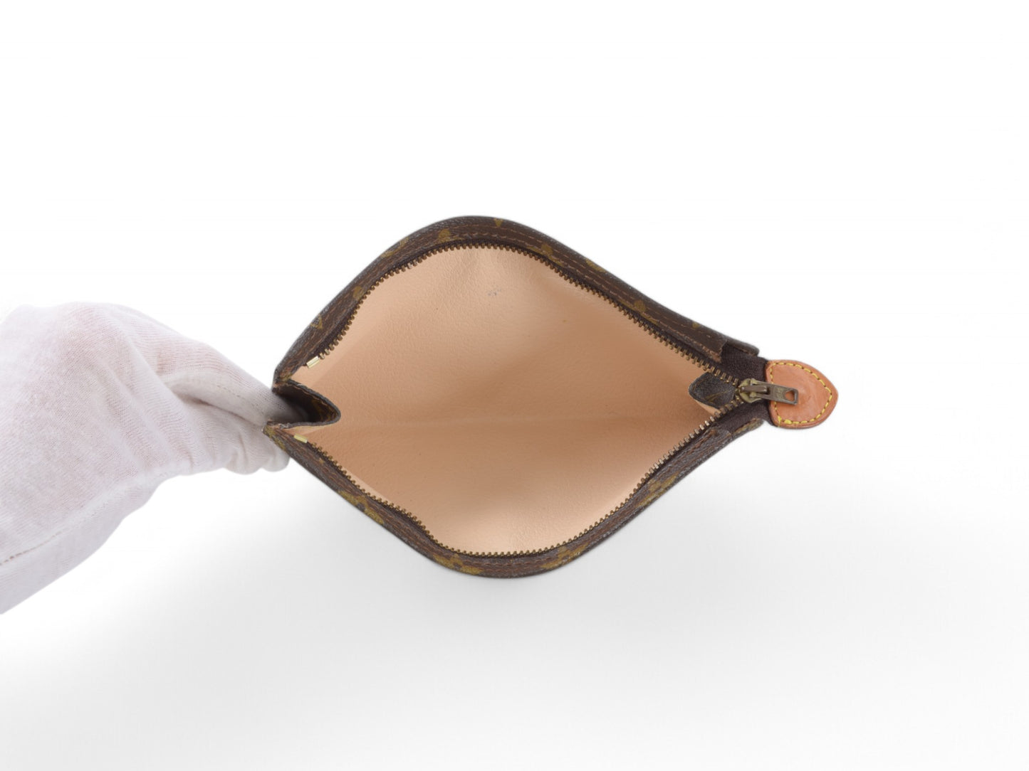 Louis Vuitton Pochette Toilette 19 Pouch Clutch Makeup Toilet Bag Monogram Vintage Crossbody