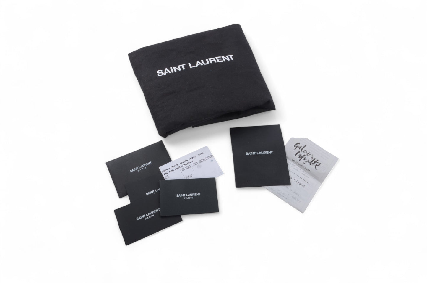 Saint Laurent LouLou Small Chain Bag Shoulder Crossbody Lou Lou YSL Beige Designer Classic