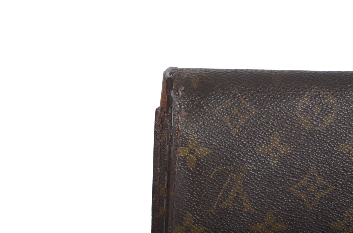 Louis Vuitton Poche Ministre Laptop Document Bag Case Monogram Vintage Business Computer Bag Canvas Leather Designer Classic