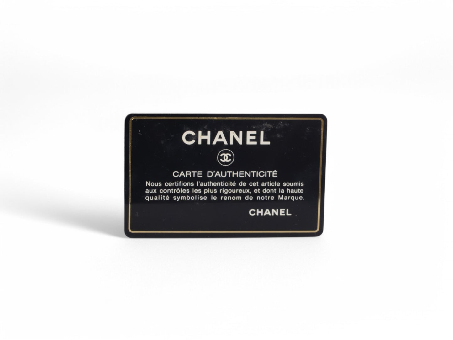 Chanel Quilted Vanity Bag CC Logo Vintage Lambskin Leather Black Make Up Pouch