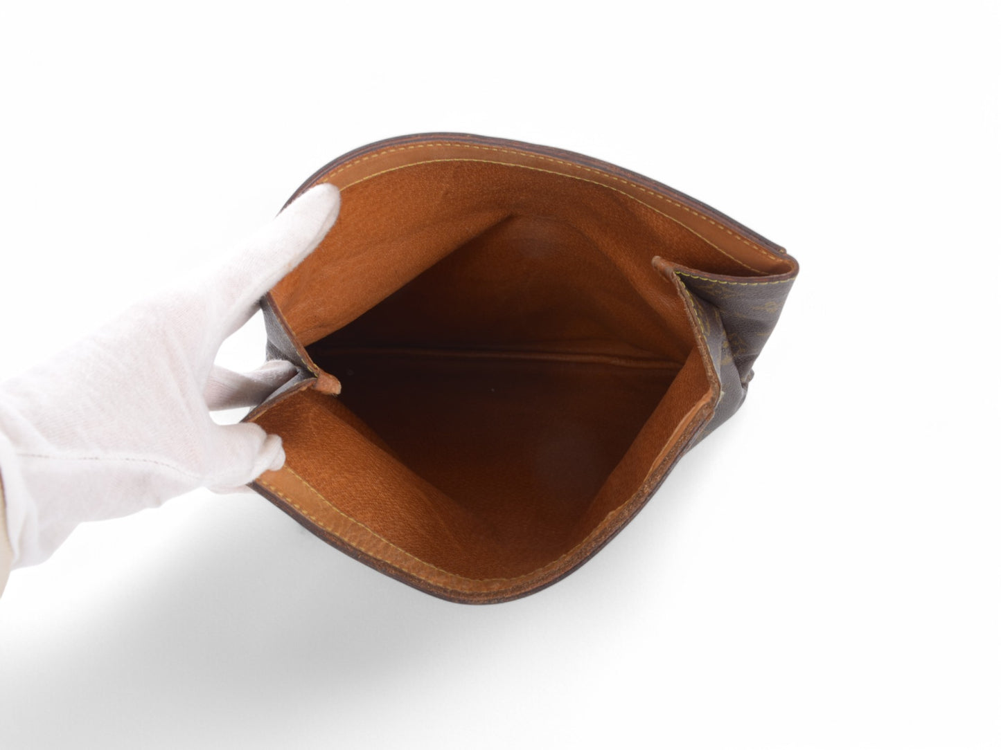 Louis Vuitton Pliant Pliante Pochette Bag Monogram Vintage Crossbody Bag Clutch Canvas Brown