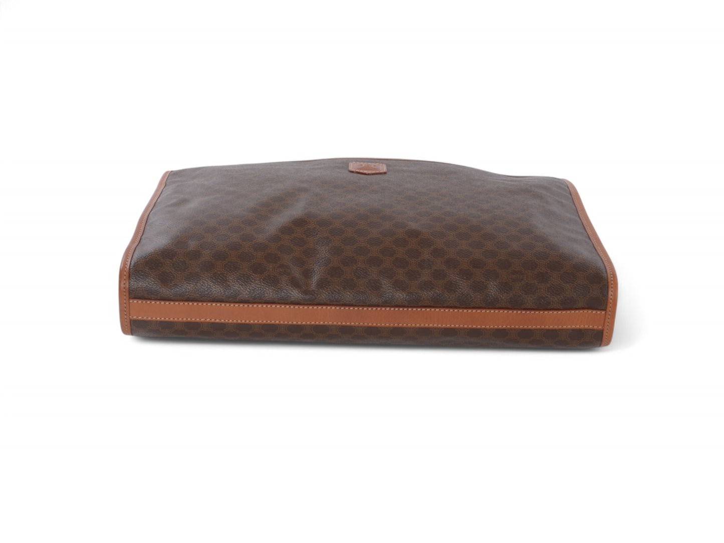 Celine Vintage Triomphe Business Laptop Document Bag Briefcase Clutch Macadam Monogram
