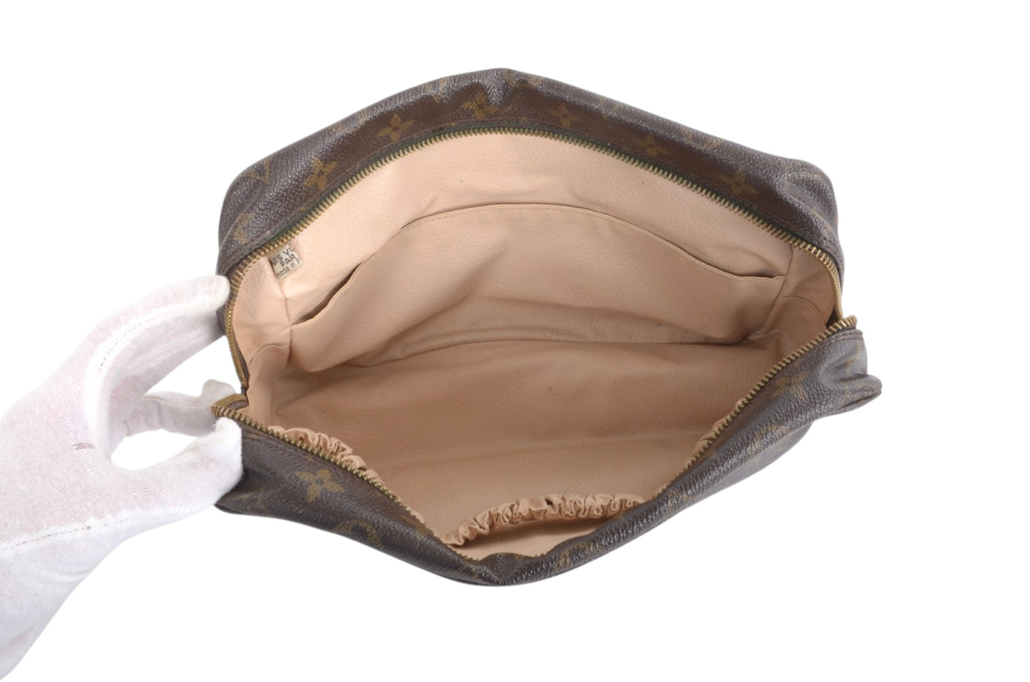 Louis Vuitton Trousse 28 Pouch Clutch Makeup Toilet Bag Monogram Vintage Designer Classic