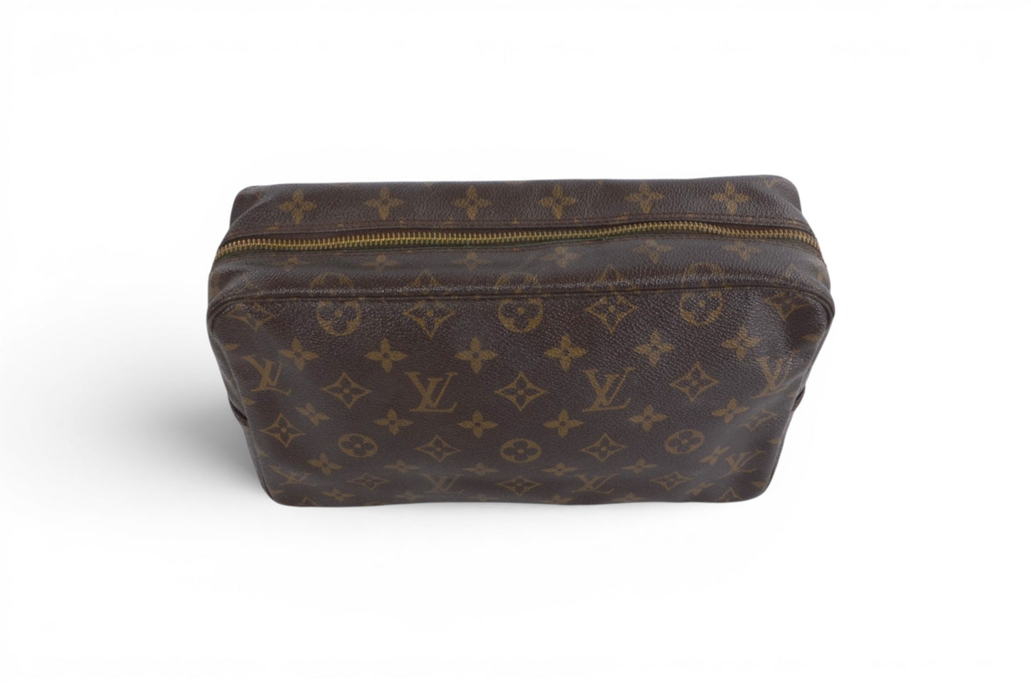 Louis Vuitton Trousse 28 Pouch Clutch Makeup Toilet Bag Monogram Vintage Designer Classic
