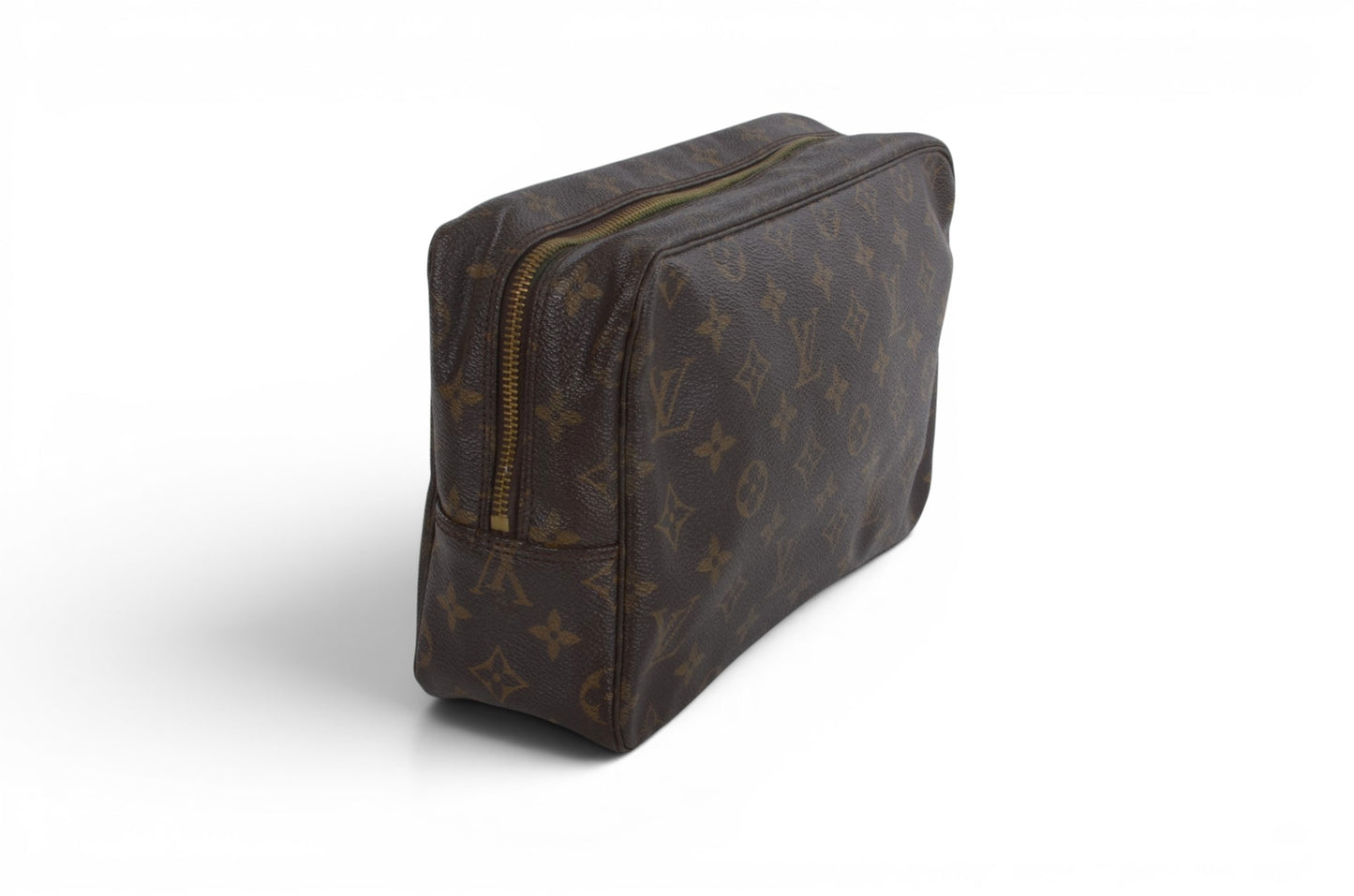 Louis Vuitton Trousse 28 Pouch Clutch Makeup Toilet Bag Monogram Vintage Designer Classic