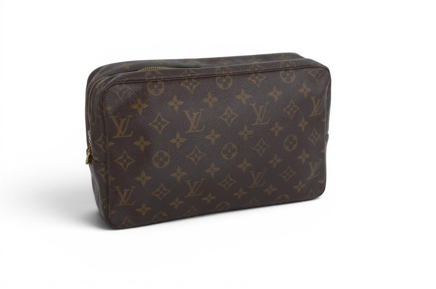 Louis Vuitton Trousse 28 Pouch Clutch Makeup Toilet Bag Monogram Vintage Designer Classic