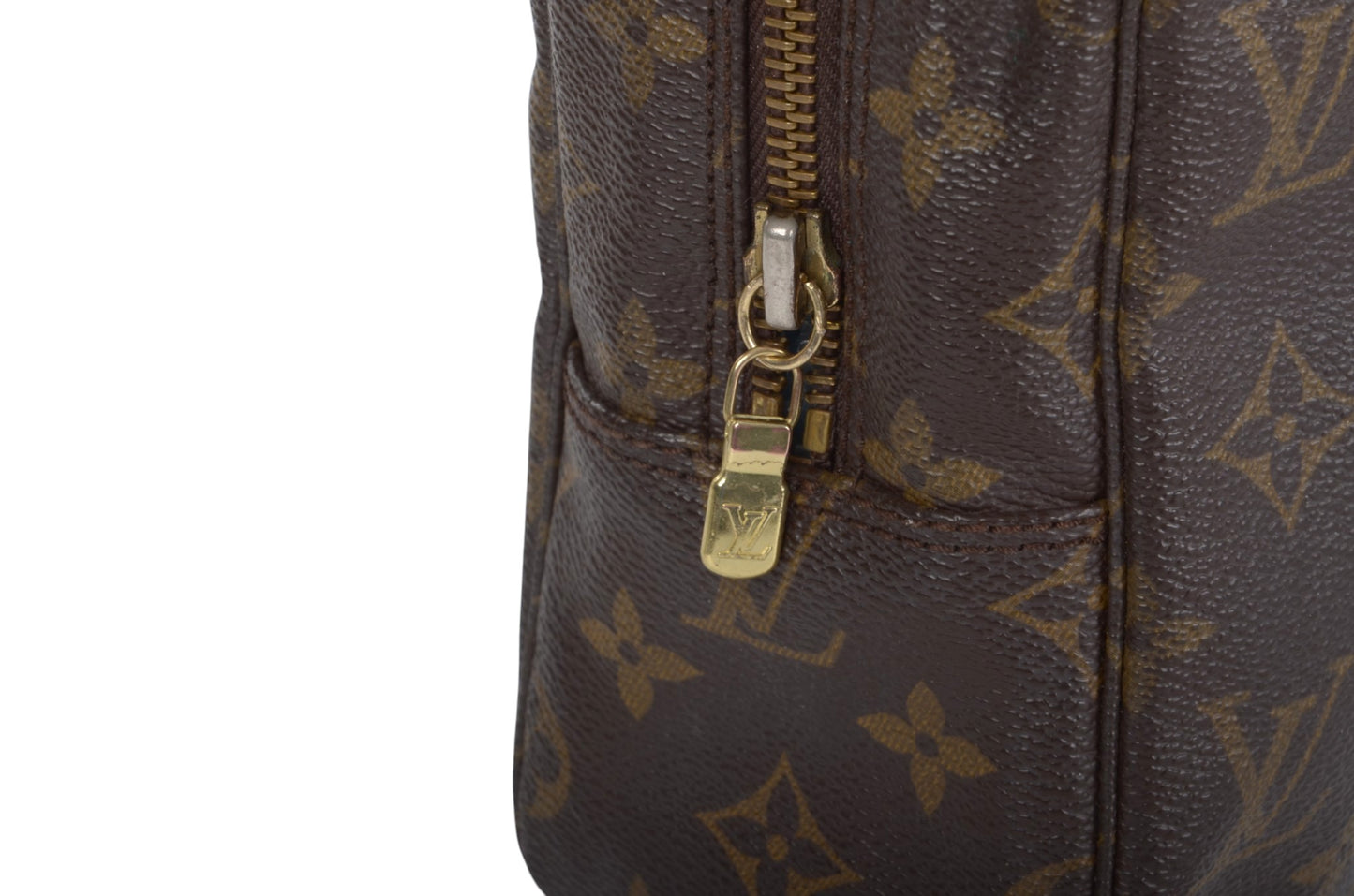 Louis Vuitton Trousse 28 Pouch Clutch Makeup Toilet Bag Monogram Vintage Designer Classic
