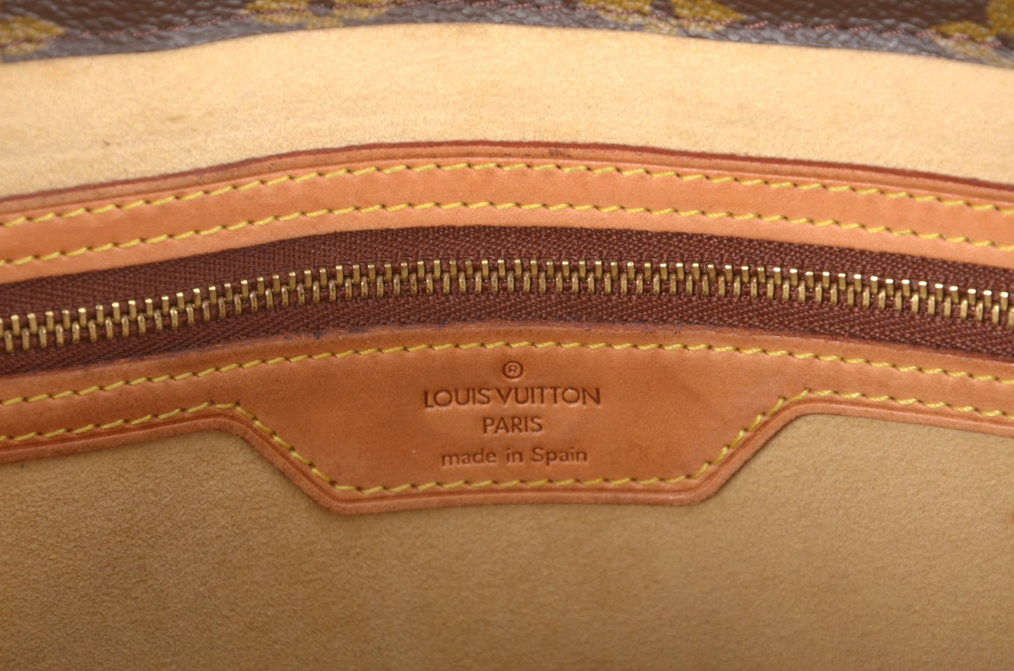 Louis Vuitton Luco Tote Shoulder Bag Vintage Monogram Handbag Designer Classic