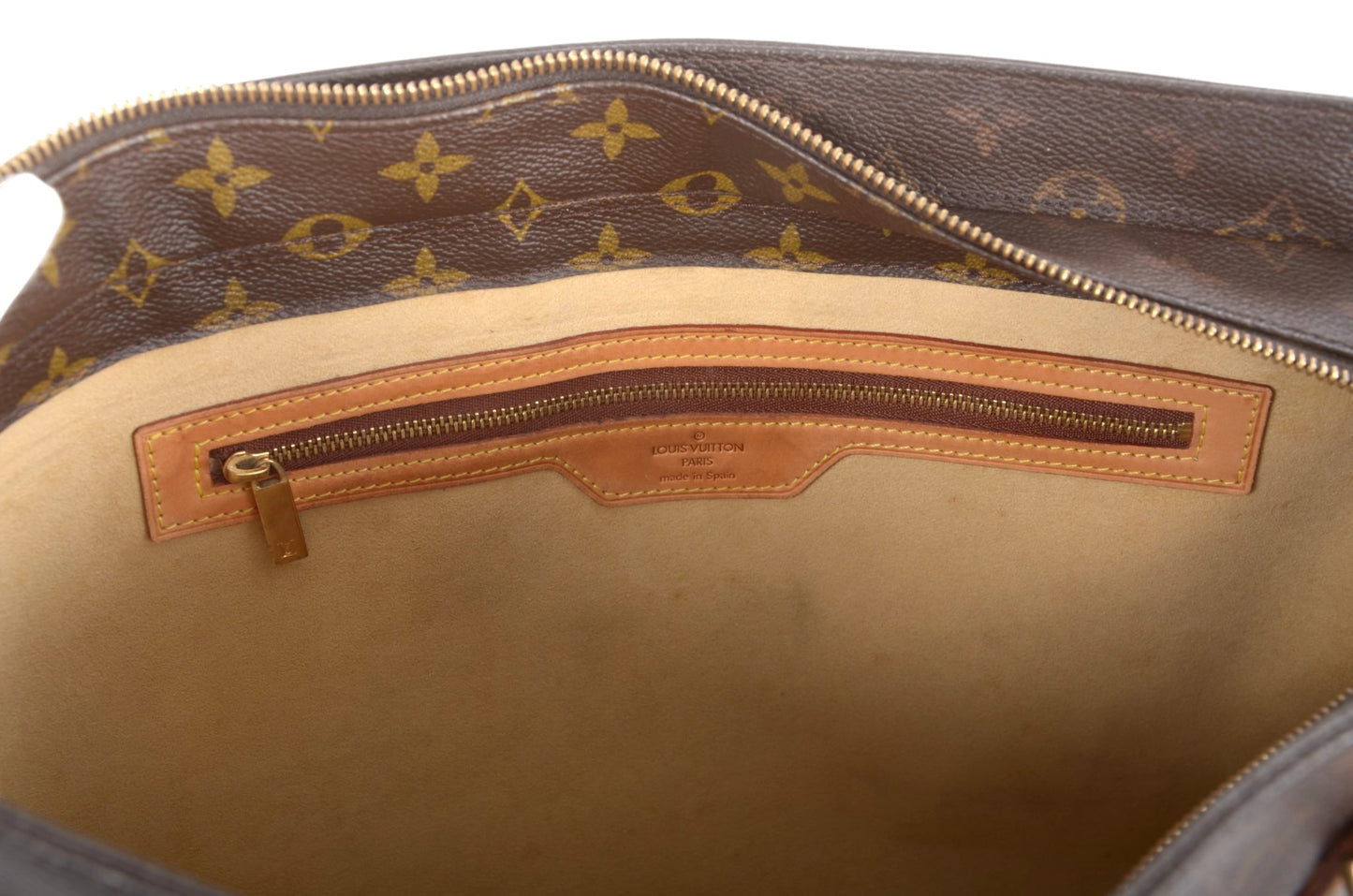 Louis Vuitton Luco Tote Shoulder Bag Vintage Monogram Handbag Designer Classic