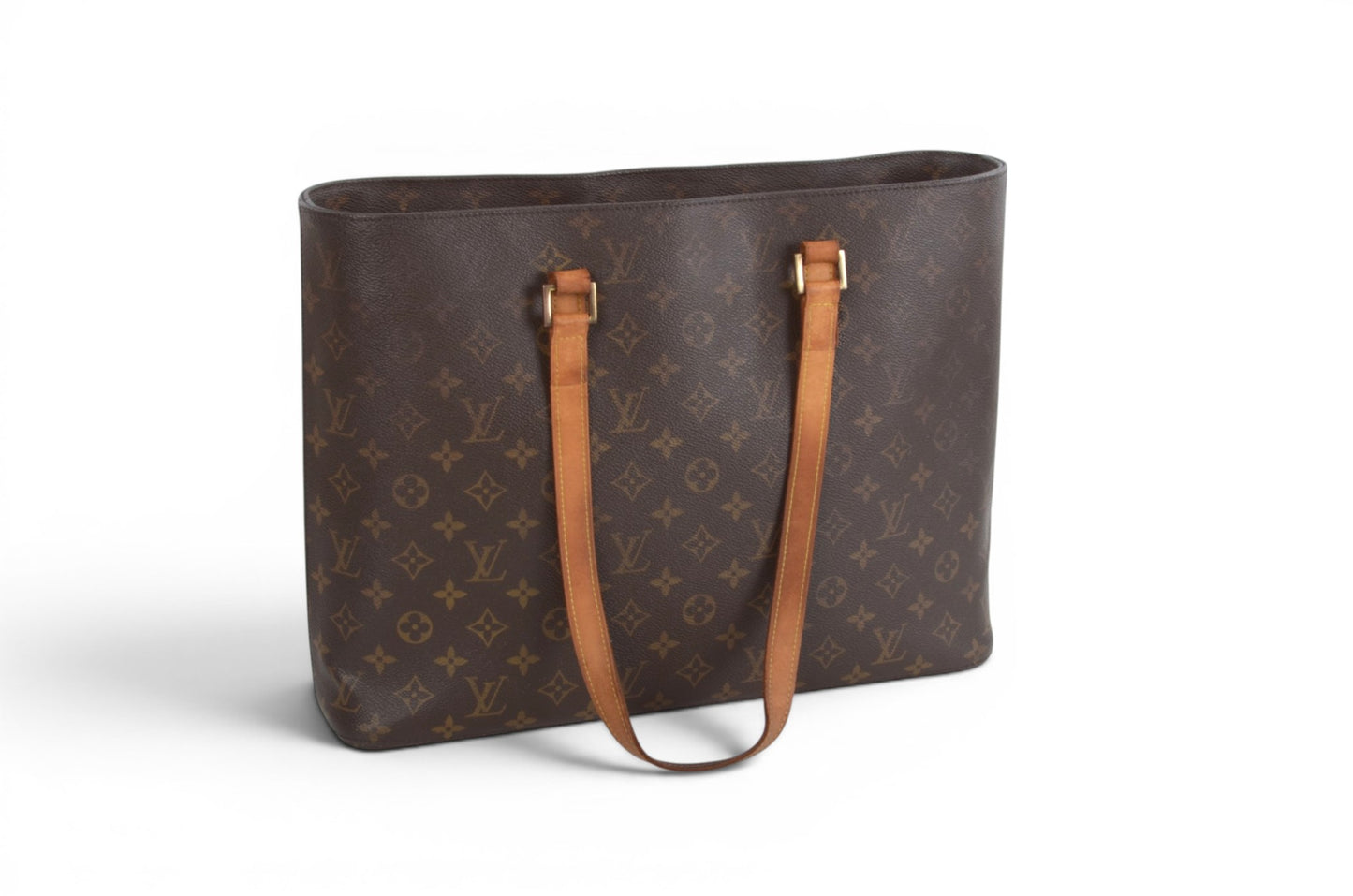 Louis Vuitton Luco Tote Shoulder Bag Vintage Monogram Handbag Designer Classic