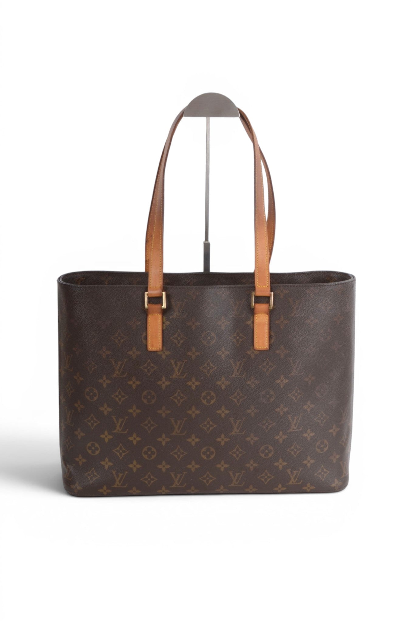 Louis Vuitton Luco Tote Shoulder Bag Vintage Monogram Handbag Designer Classic